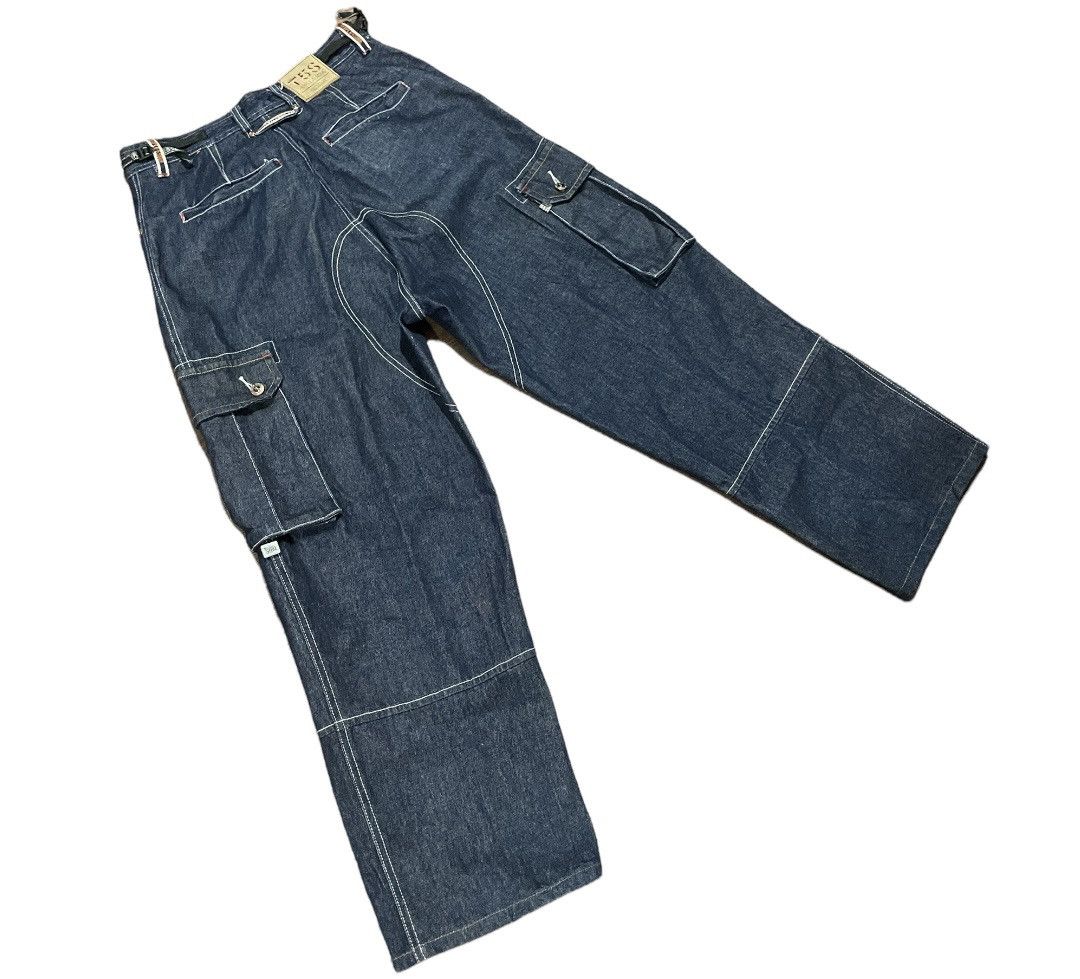 JNCO Vintage 90s Triple 5 Soul T5S Authentic Denim Baggy Jeans Size US 30 / EU 46 - 11 Thumbnail