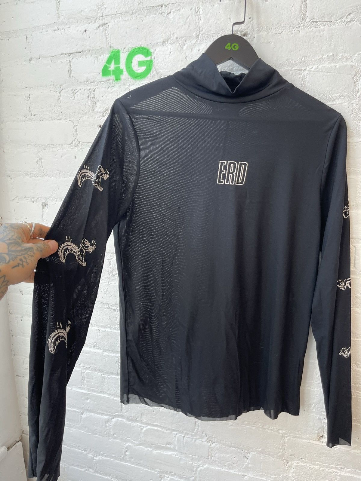 Enfants Riches Deprimes ERD MESH SHEER SHIRT XXL Size US XXL / EU 58 / 5 - 1 Thumbnail