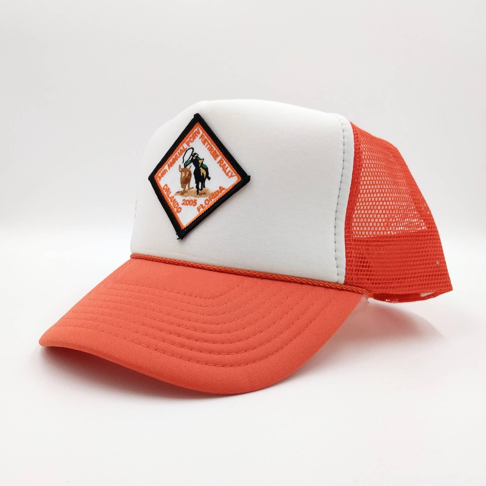 Vintage 34th FCRV Retiree Rally 2005 Snapback Trucker Hat Patch NEW Size ONE SIZE - 3 Thumbnail