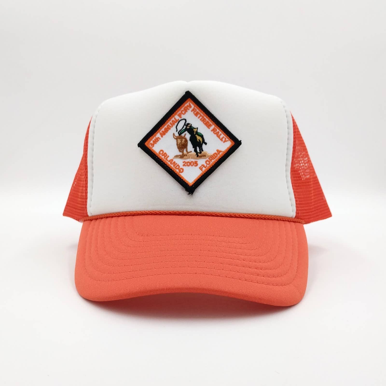 Vintage 34th FCRV Retiree Rally 2005 Snapback Trucker Hat Patch NEW Size ONE SIZE - 2 Thumbnail