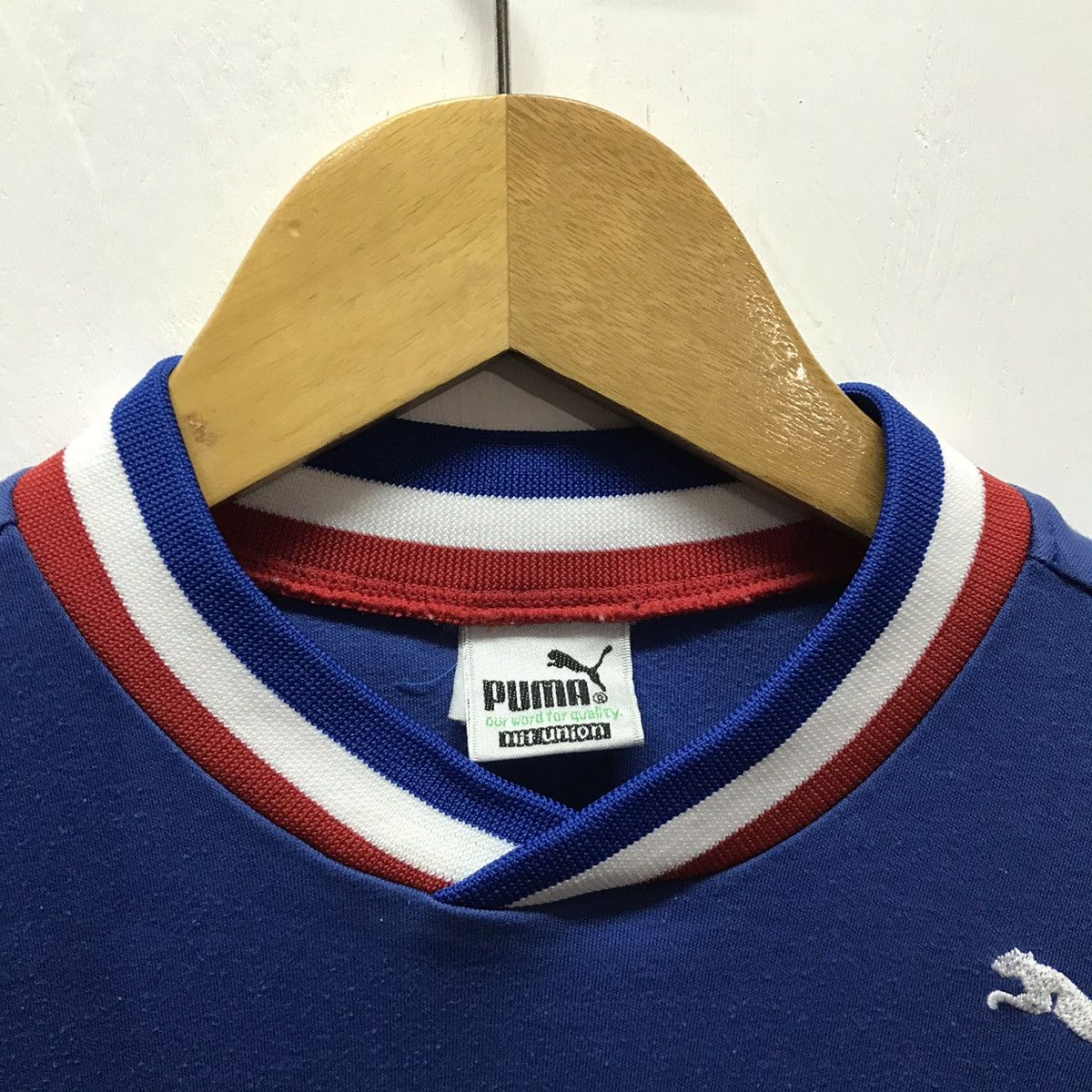 All Sport × Puma × Vintage Vintage Puma Vneck Big Logo Size US S / EU 44-46 / 1 - 4 Thumbnail