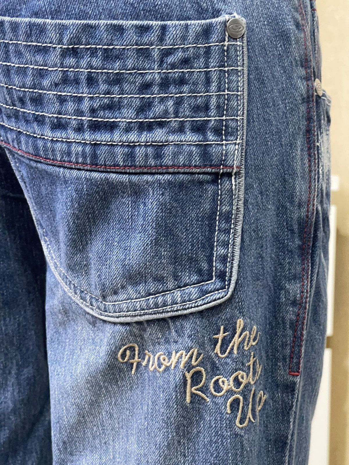 Gotcha × Vintage Special Design💥Vintage Gotcha Surf Embroidery Logo Jeans Size US 31 - 16 Thumbnail
