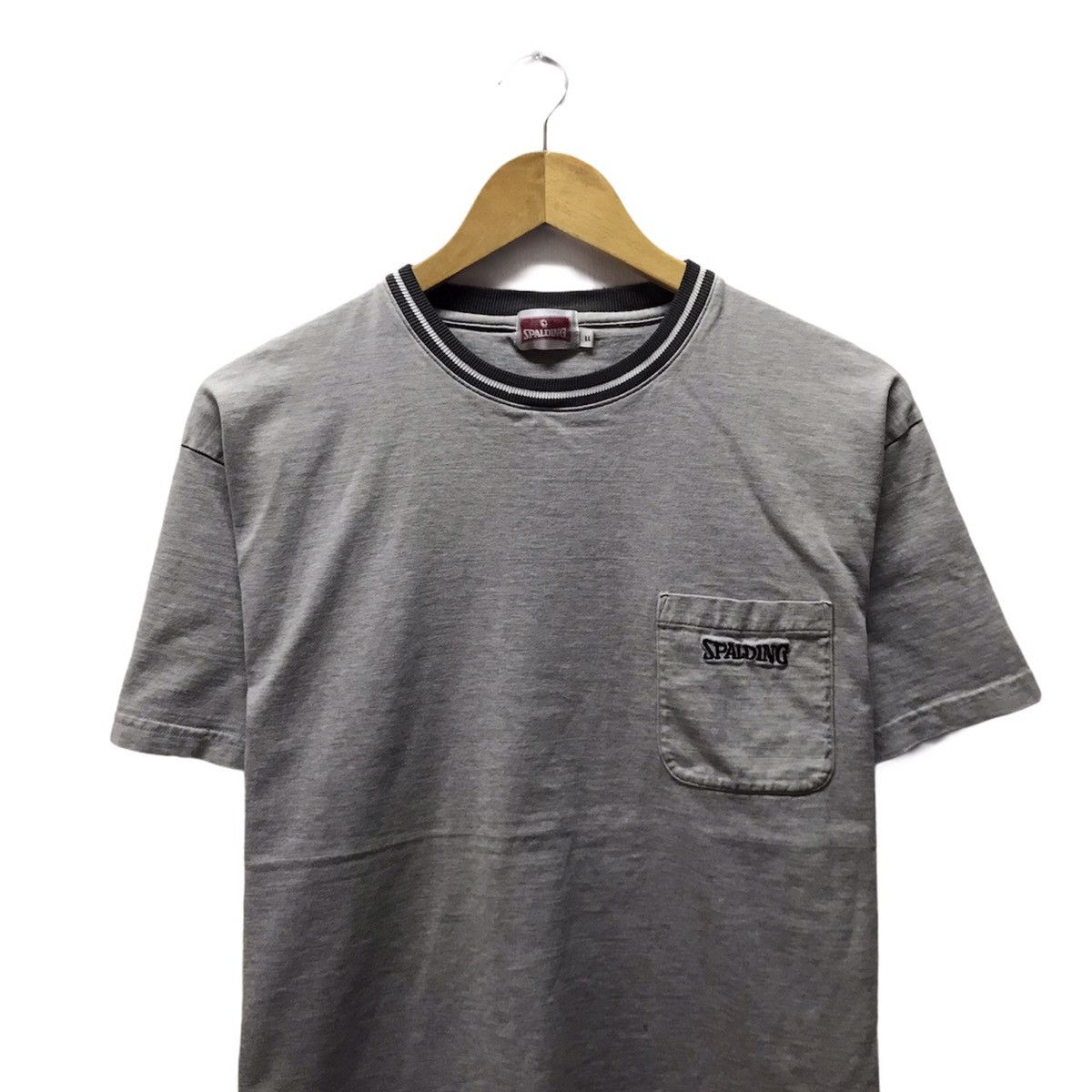Japanese Brand × Spalding Vintage Spalding Crew Neck T-Shirt Single Pocket Size US M / EU 48-50 / 2 - 2 Thumbnail