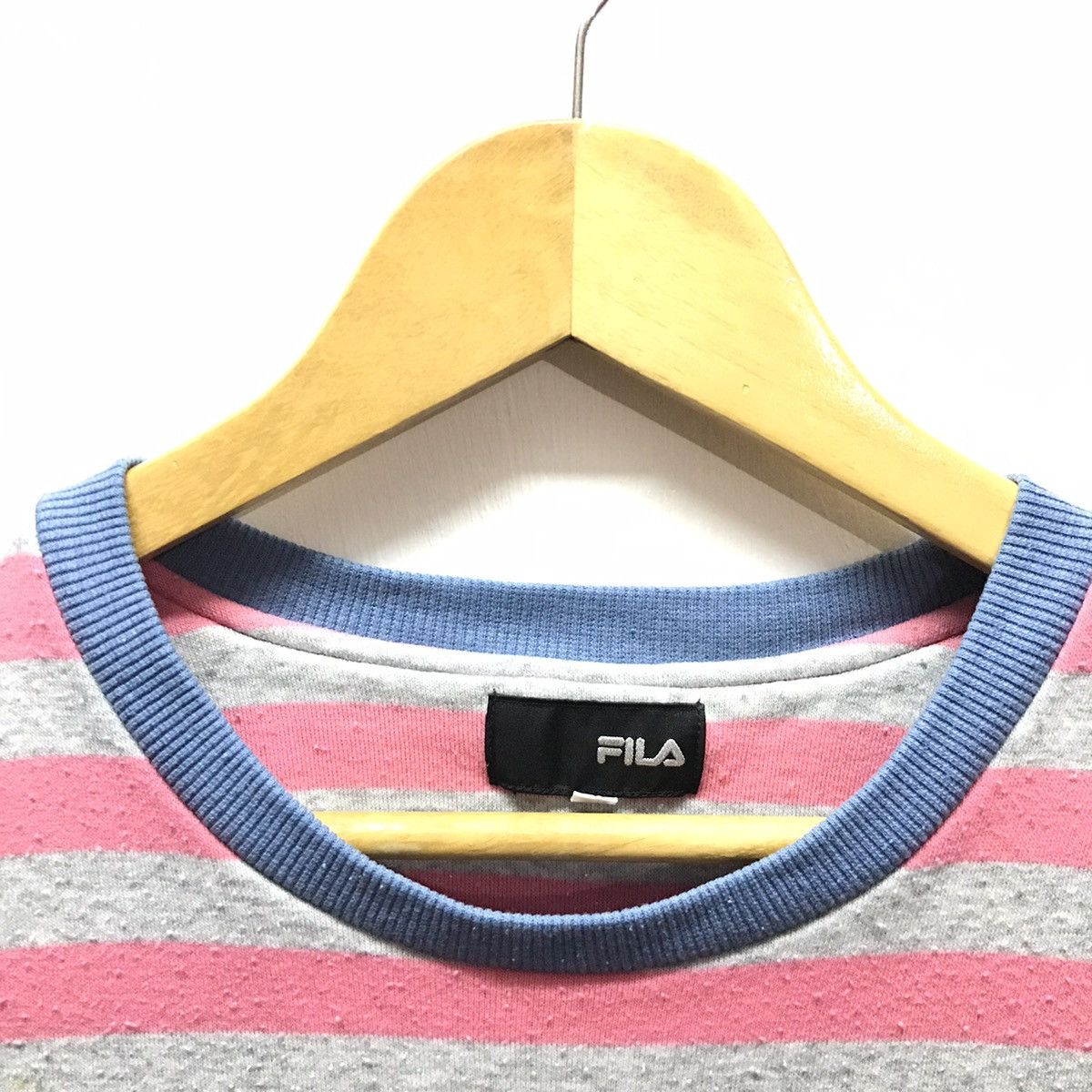 Fila × Japanese Brand Vintage Fila CrewNeck Fila Stripes Design Size US S / EU 44-46 / 1 - 7 Thumbnail