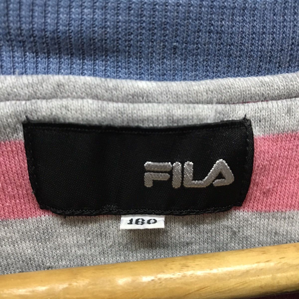 Fila × Japanese Brand Vintage Fila CrewNeck Fila Stripes Design Size US S / EU 44-46 / 1 - 8 Thumbnail