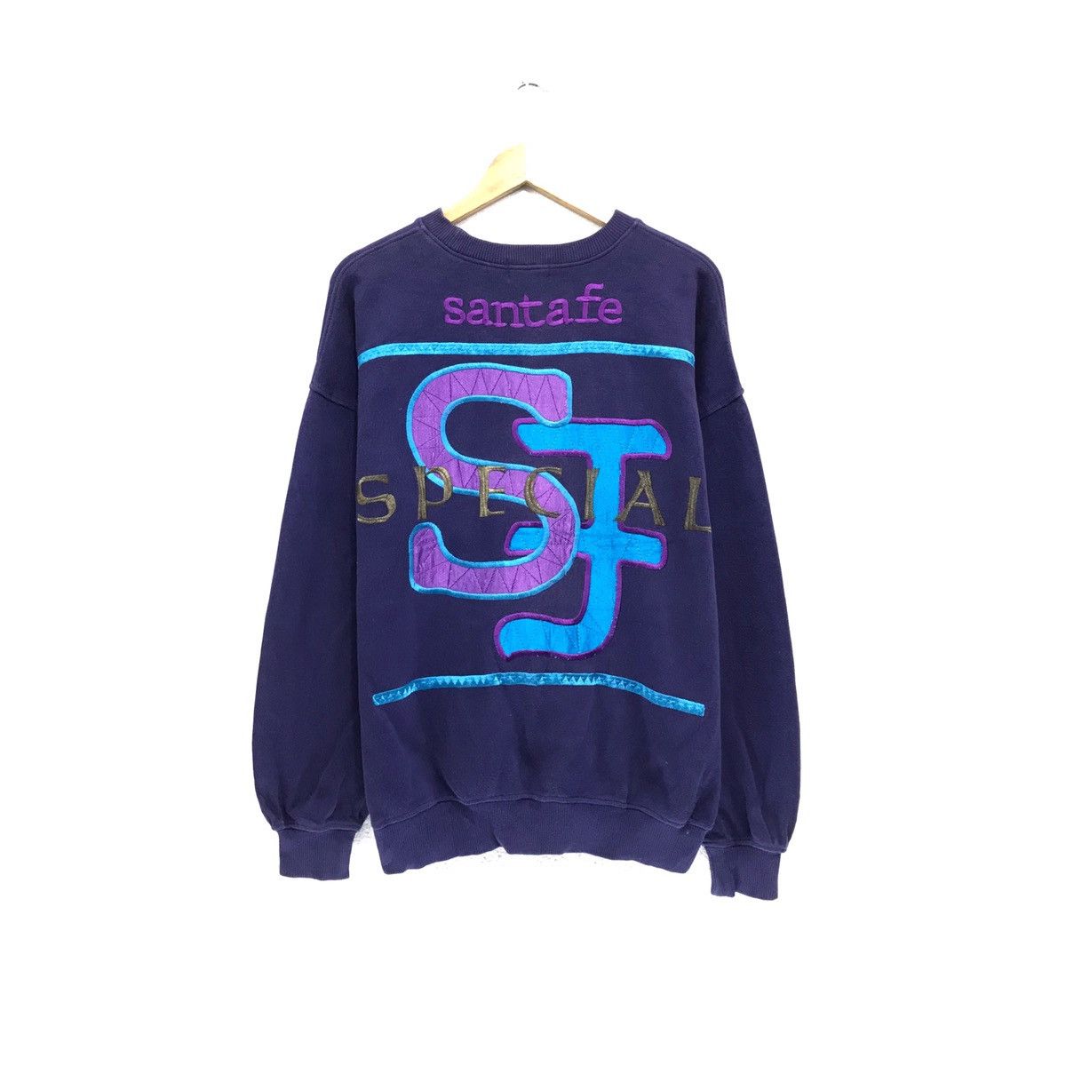 Japanese Brand × Vintage Vintage Santafe Sweatshirt Embroidery Biglogo Spell Santafe Size US L / EU 52-54 / 3 - 1 Thumbnail
