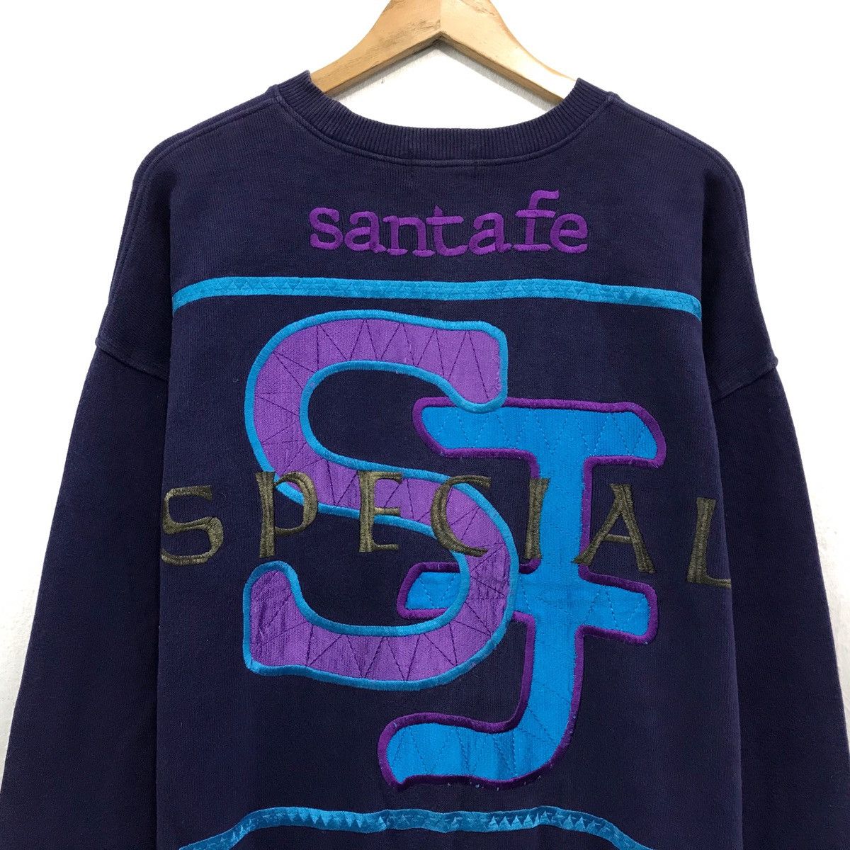 Japanese Brand × Vintage Vintage Santafe Sweatshirt Embroidery Biglogo Spell Santafe Size US L / EU 52-54 / 3 - 2 Thumbnail