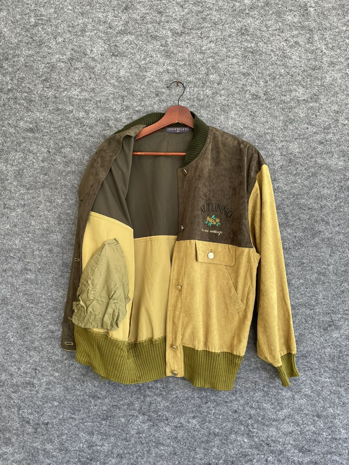 Japanese Brand × Vintage VINTAGE DONNA UNO AUTUNNO VELVET JACKET Size US L / EU 52-54 / 3 - 5 Thumbnail