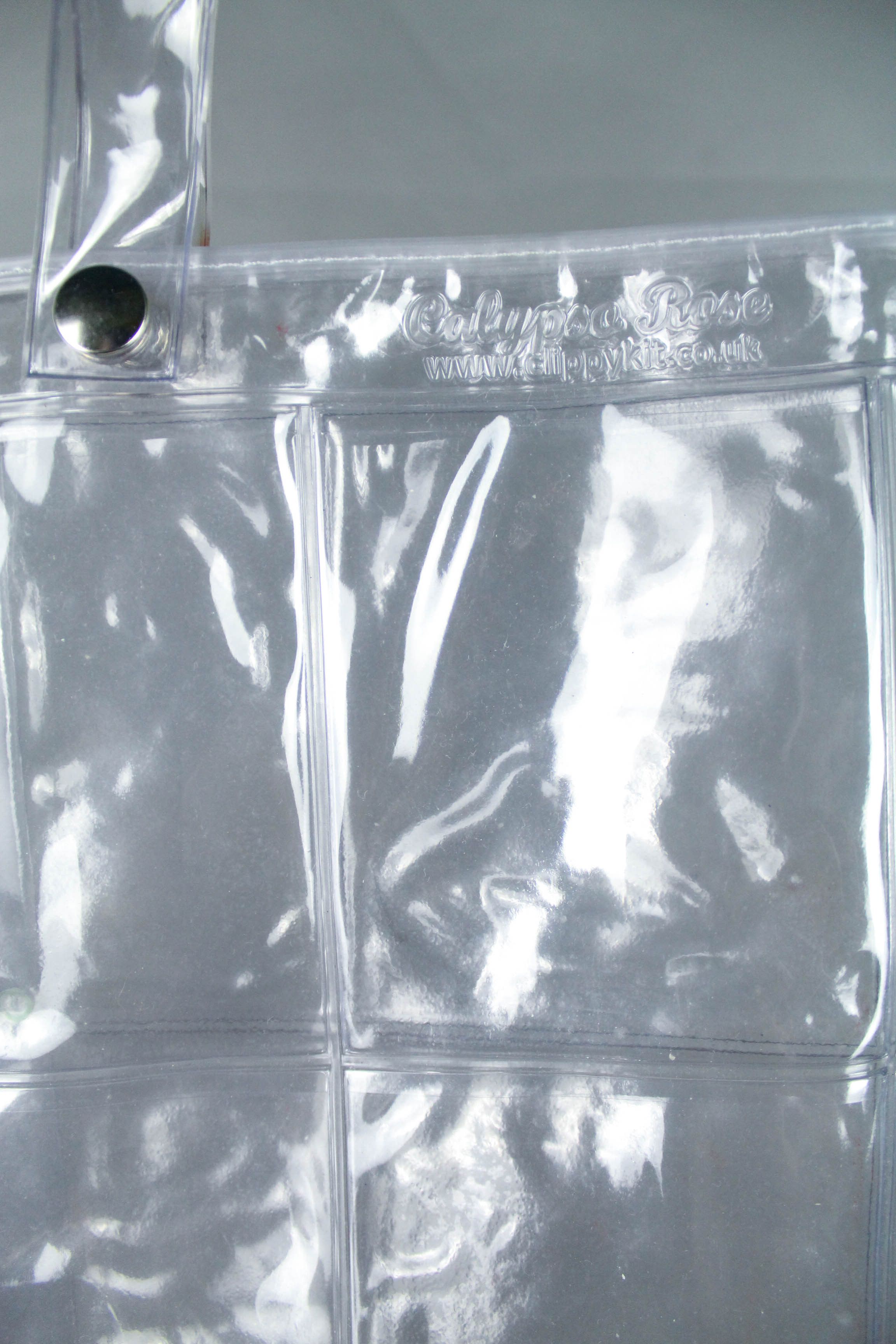 Other Calypso Rose Crystal Transparent PVC Multipocket Tote Bag Size ONE SIZE - 3 Thumbnail