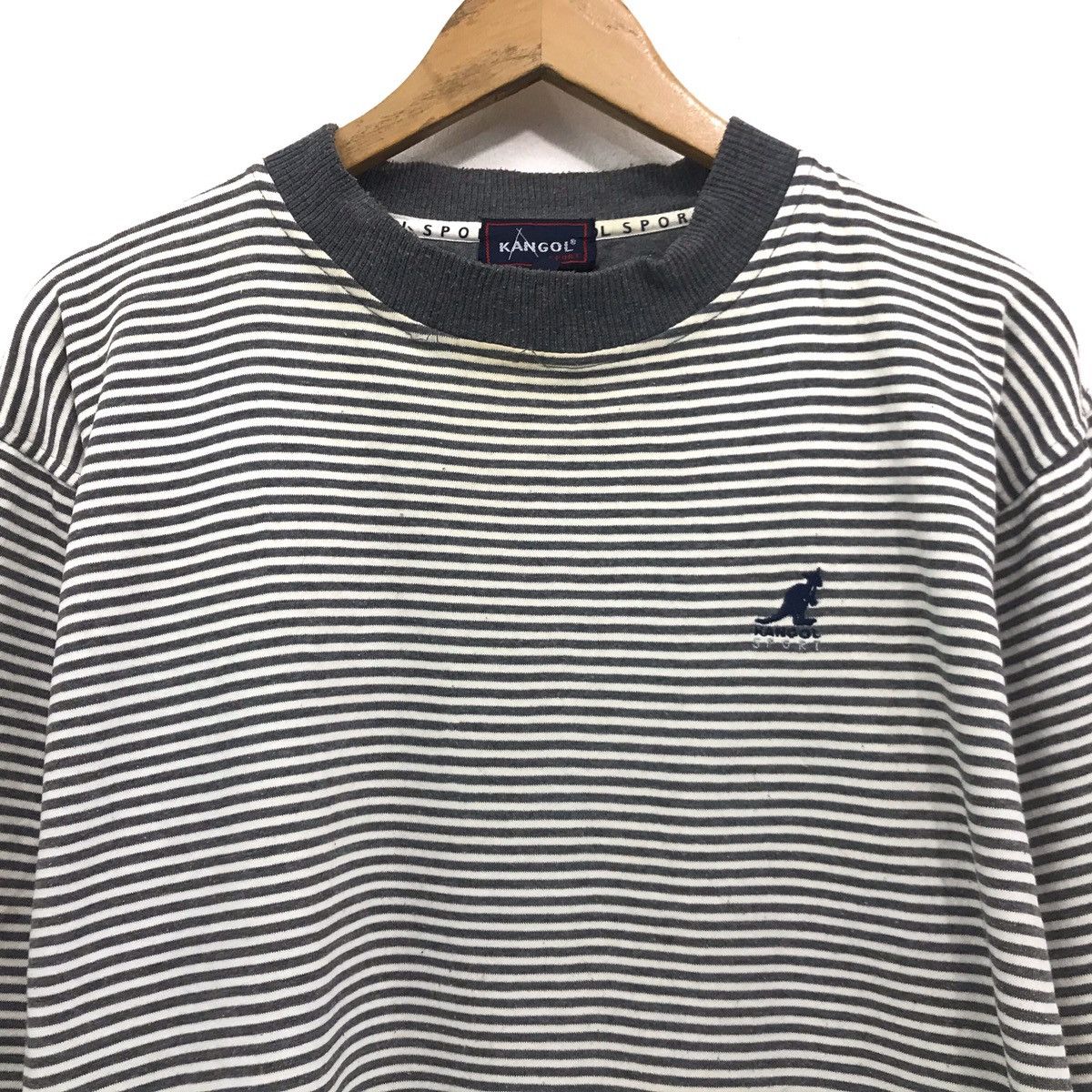 Kangol × Vintage Vintage Striped Kangol Sweatshirt Size US M / EU 48-50 / 2 - 3 Thumbnail