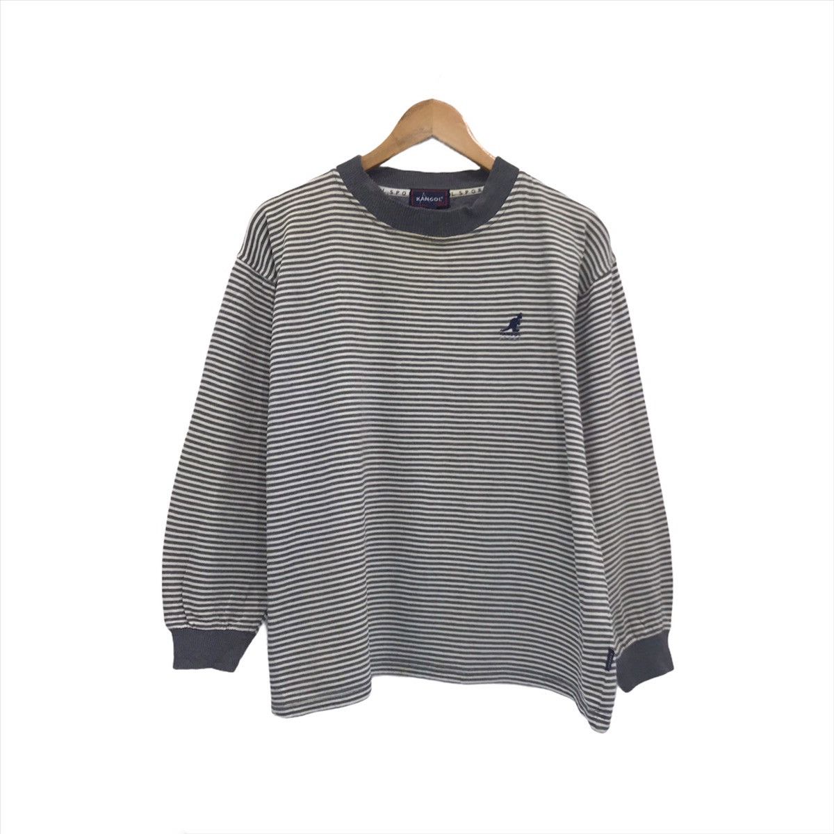 Kangol × Vintage Vintage Striped Kangol Sweatshirt Size US M / EU 48-50 / 2 - 2 Thumbnail