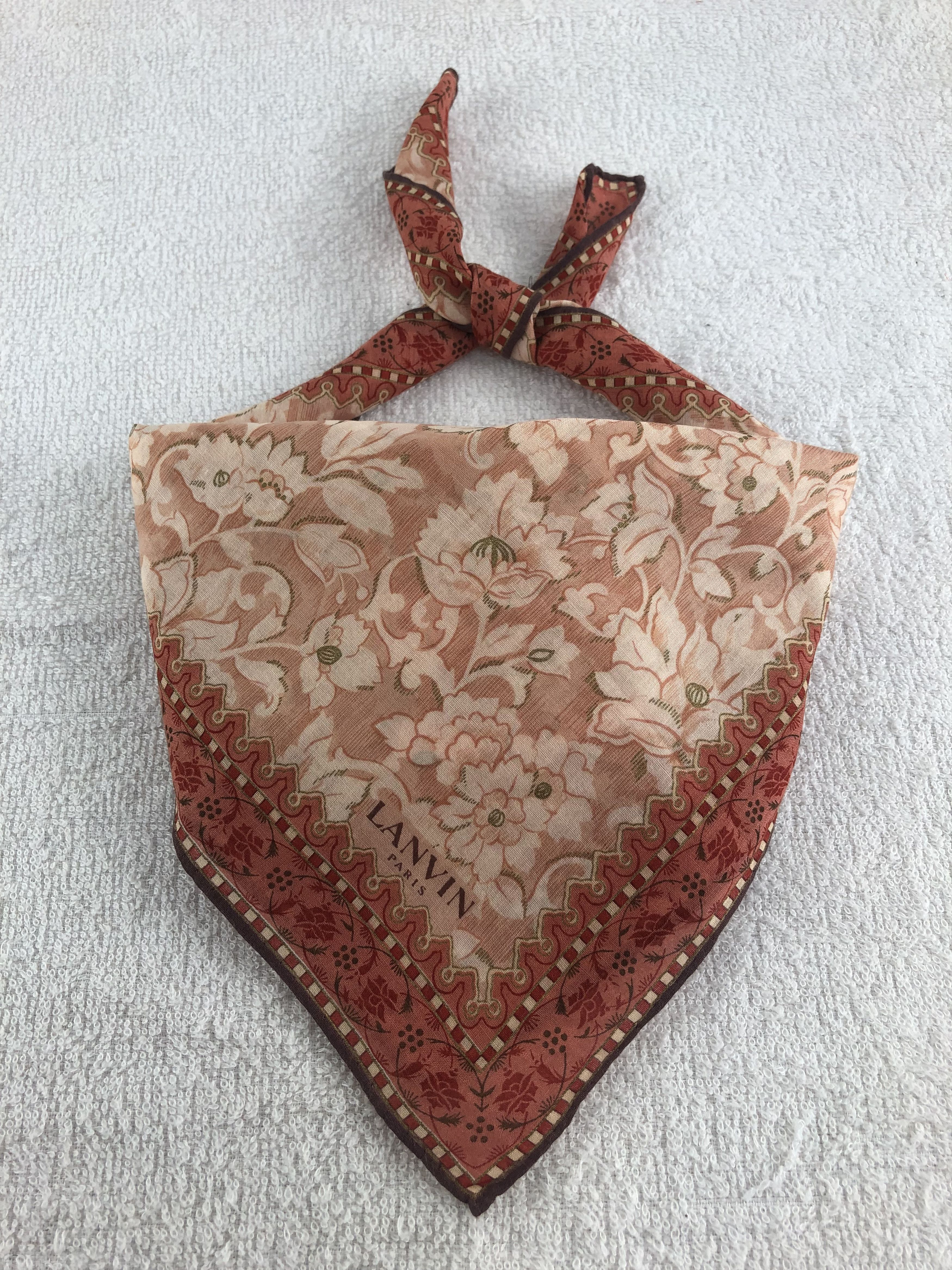 Lanvin Lanvin Handkerchief / Bandana / Neckerchief C105 Size ONE SIZE - 1 Thumbnail