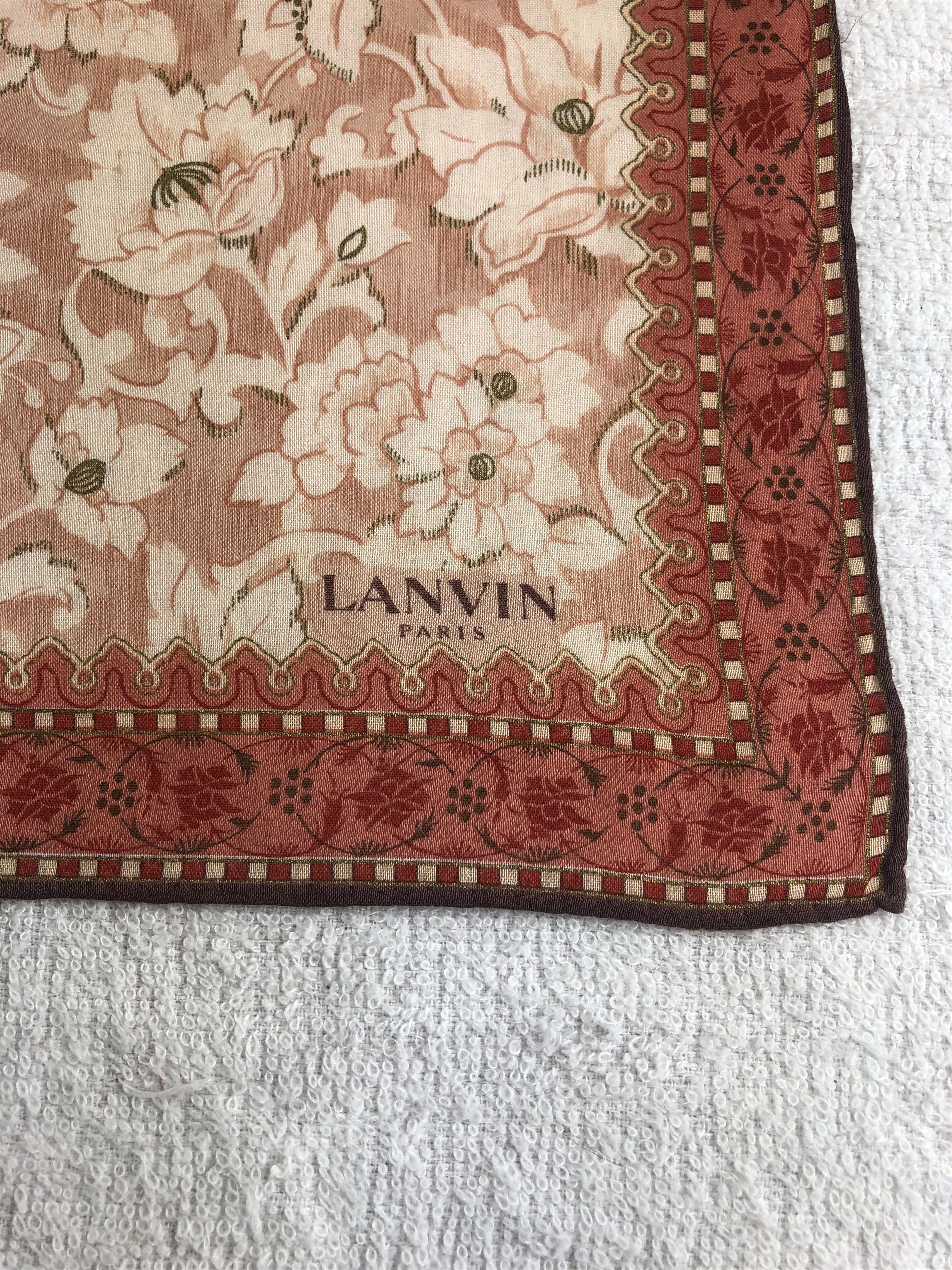 Lanvin Lanvin Handkerchief / Bandana / Neckerchief C105 Size ONE SIZE - 5 Thumbnail