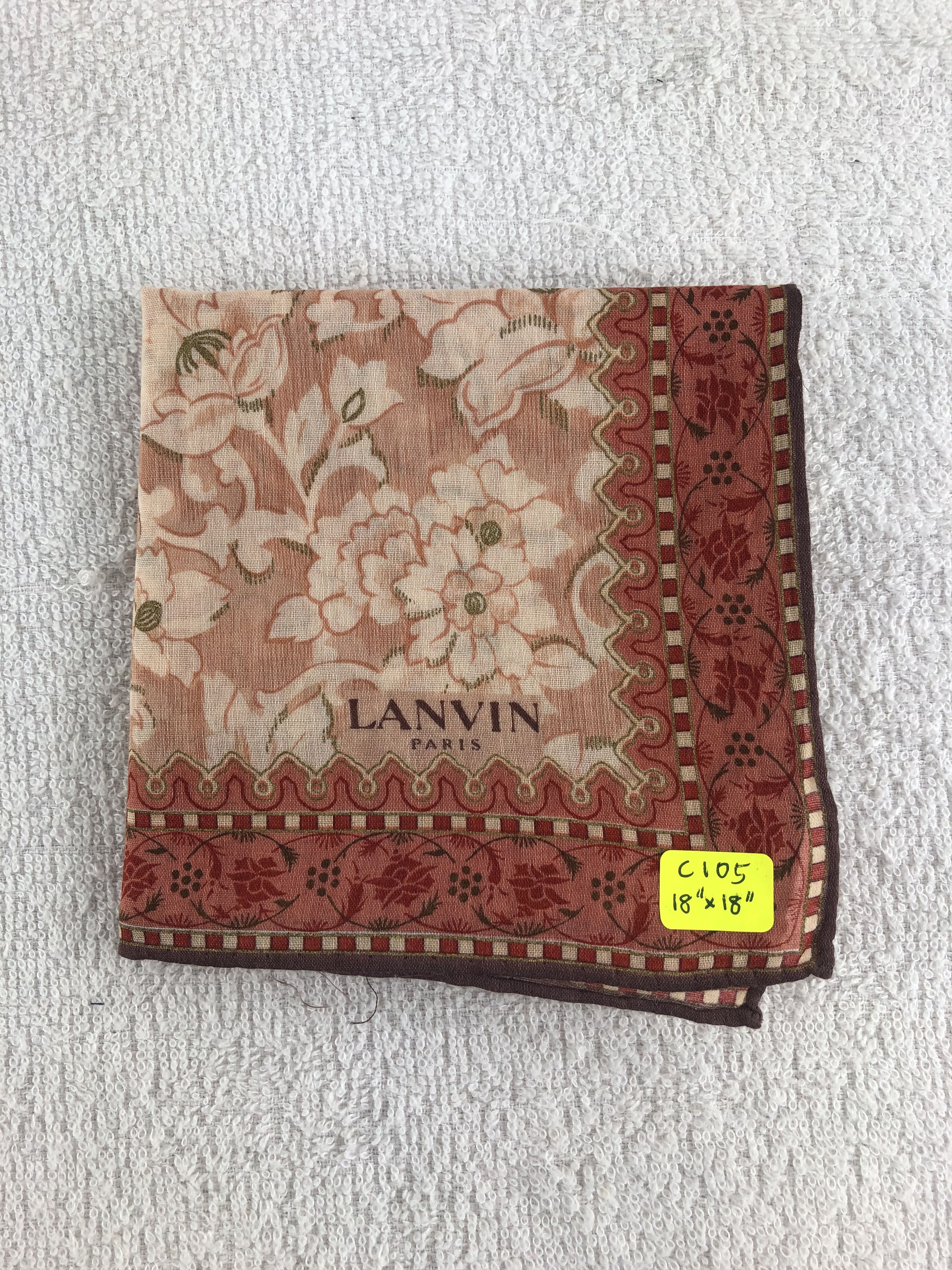 Lanvin Lanvin Handkerchief / Bandana / Neckerchief C105 Size ONE SIZE - 7 Thumbnail