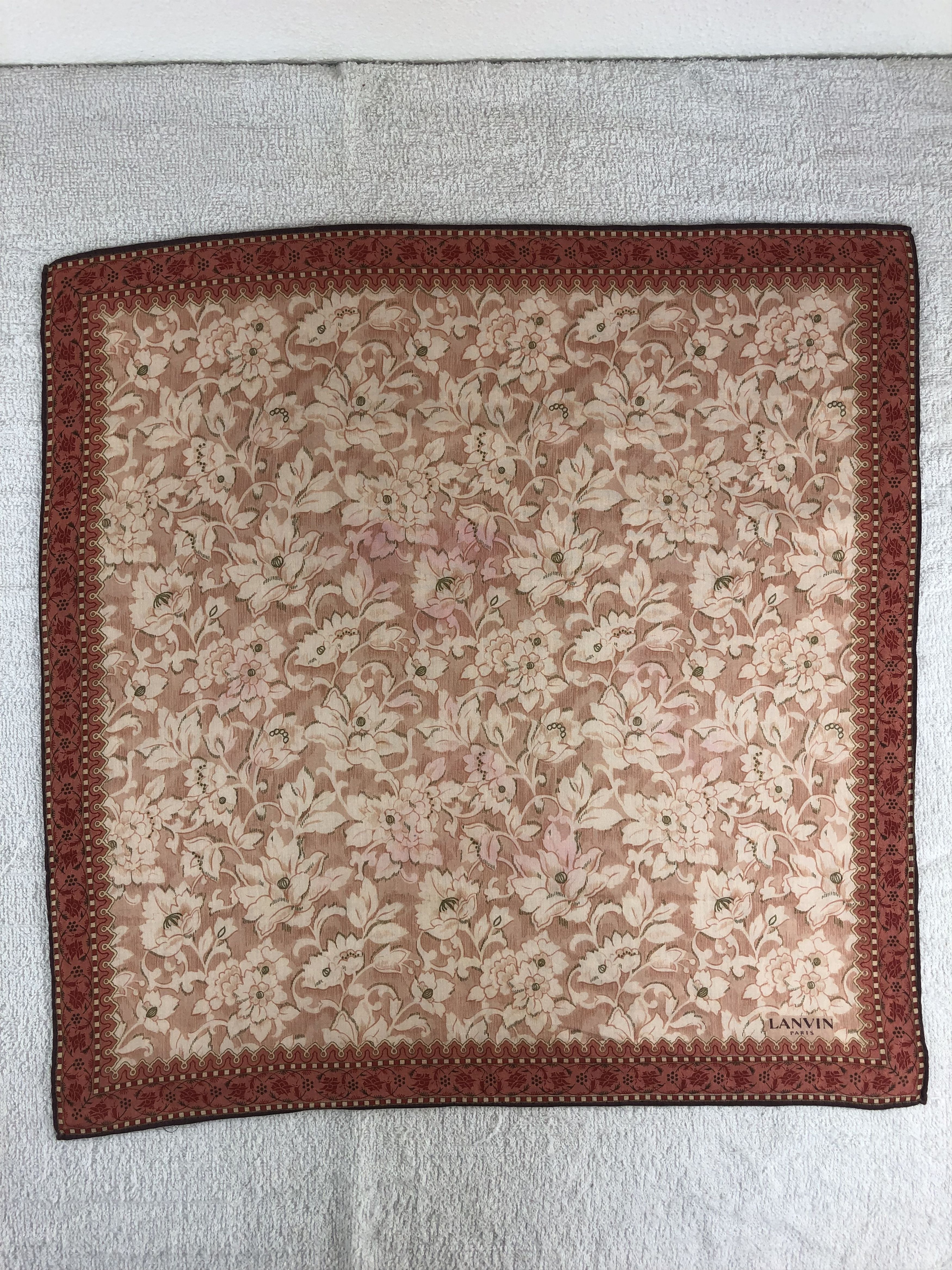 Lanvin Lanvin Handkerchief / Bandana / Neckerchief C105 Size ONE SIZE - 3 Thumbnail