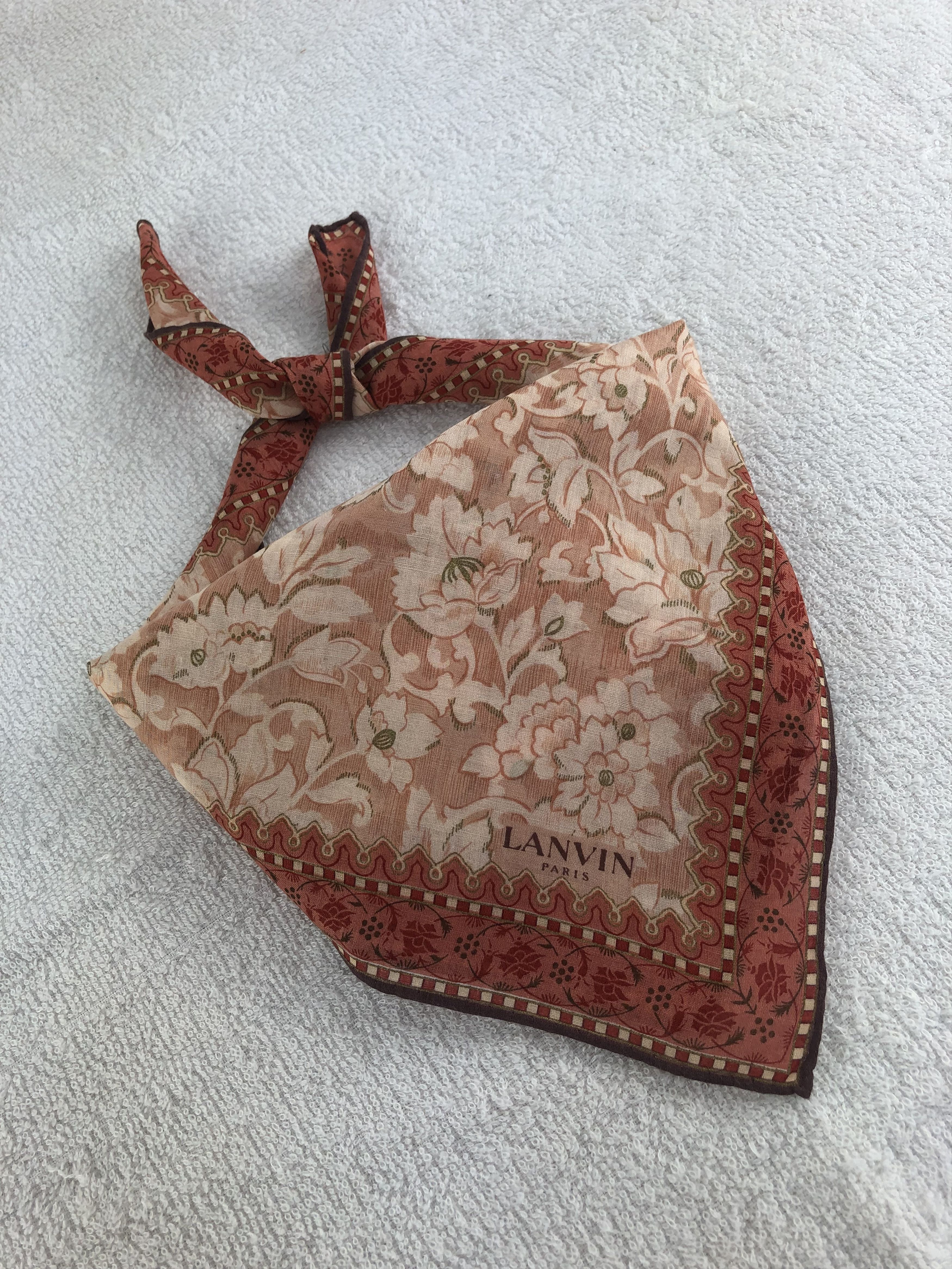 Lanvin Lanvin Handkerchief / Bandana / Neckerchief C105 Size ONE SIZE - 2 Thumbnail