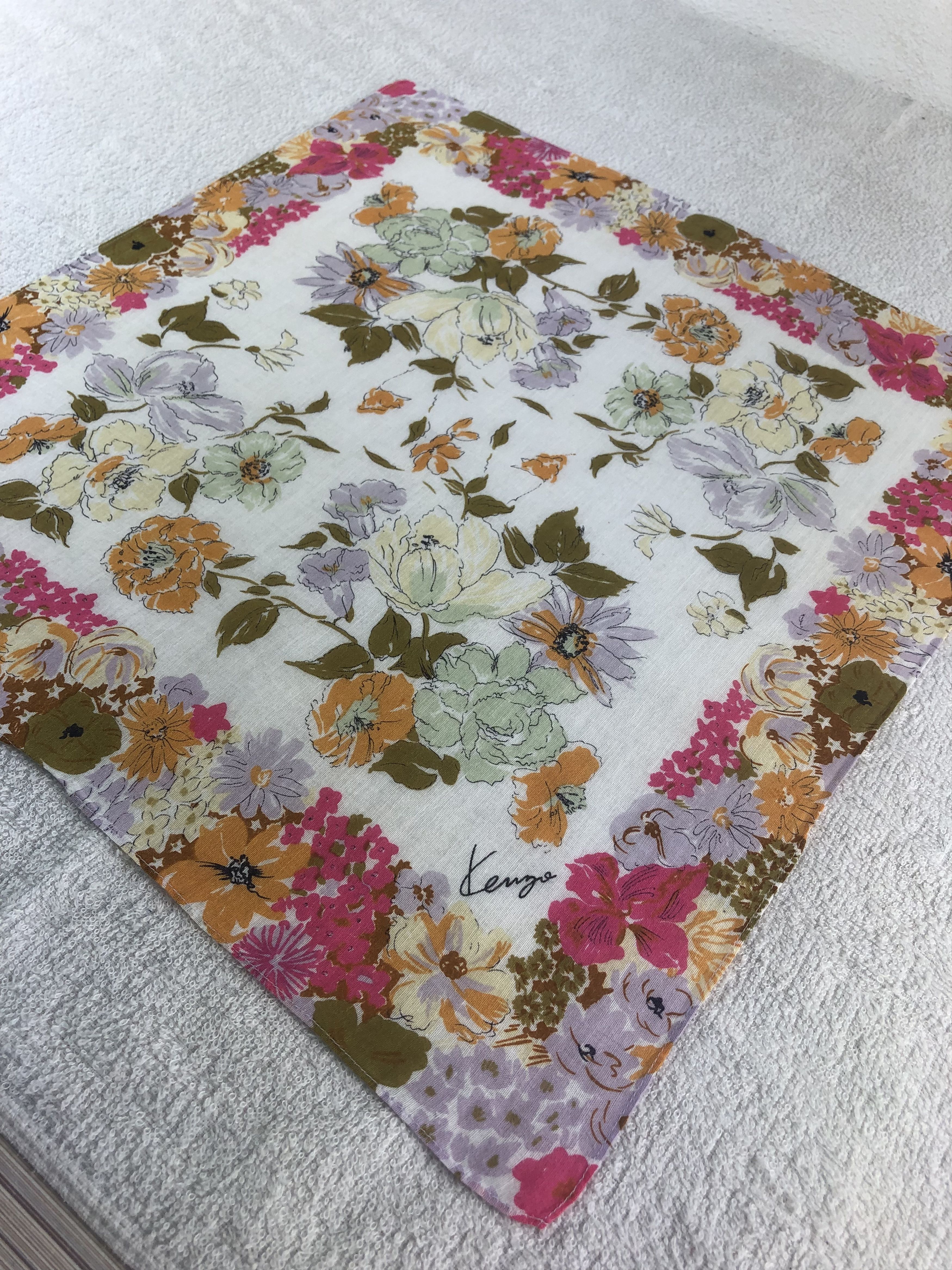Kenzo Kenzo Handkerchief / Bandana / Neckerchief C123 Size ONE SIZE - 4 Thumbnail