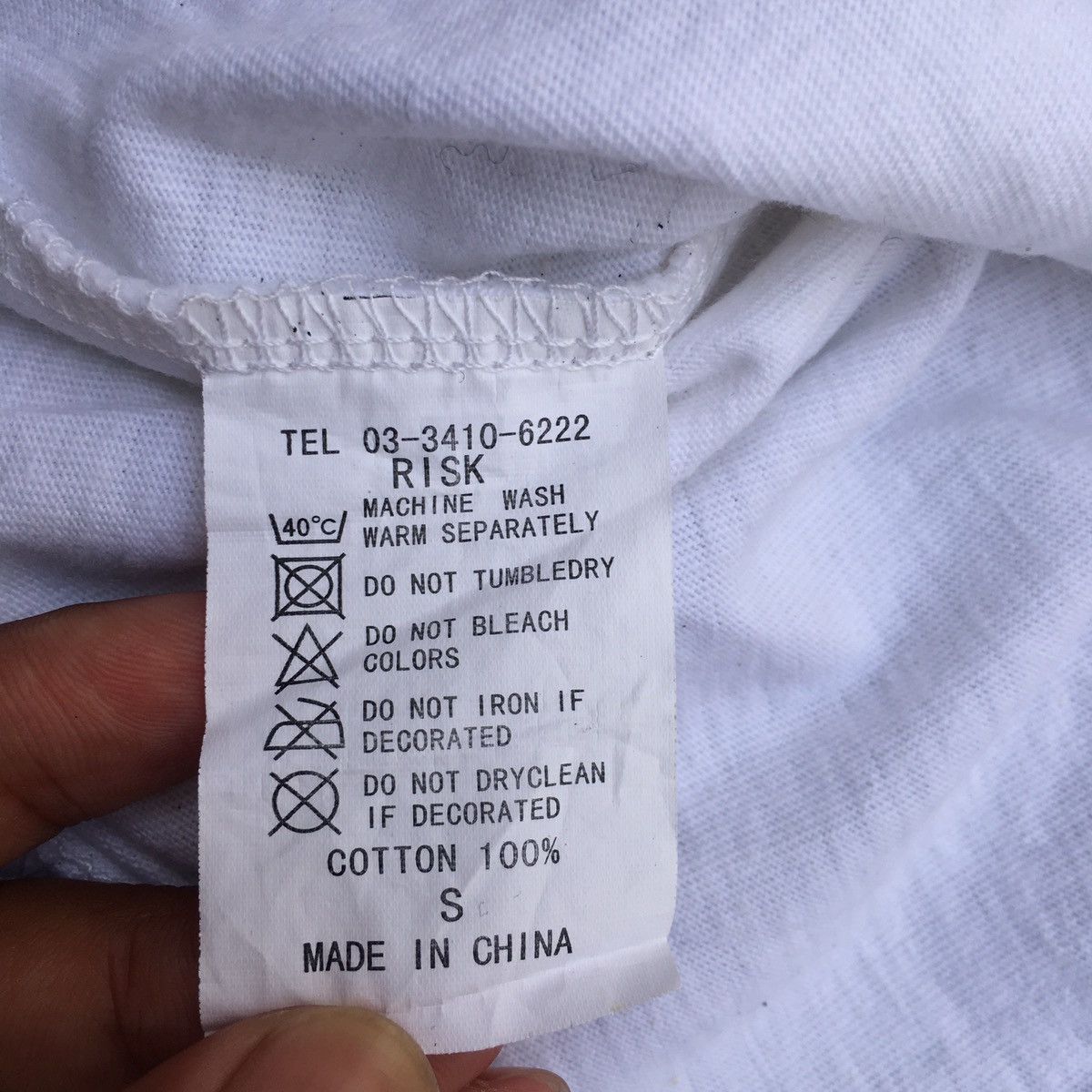 Japanese Brand “life at your own RISK” tee Size US S / EU 44-46 / 1 - 6 Thumbnail