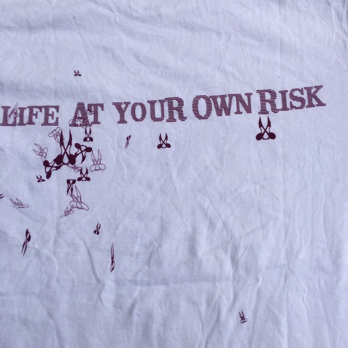 Japanese Brand “life at your own RISK” tee Size US S / EU 44-46 / 1 - 5 Thumbnail