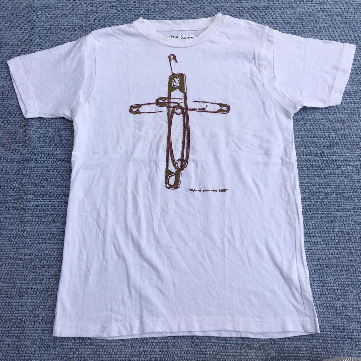 Japanese Brand “life at your own RISK” tee Size US S / EU 44-46 / 1 - 1 Thumbnail