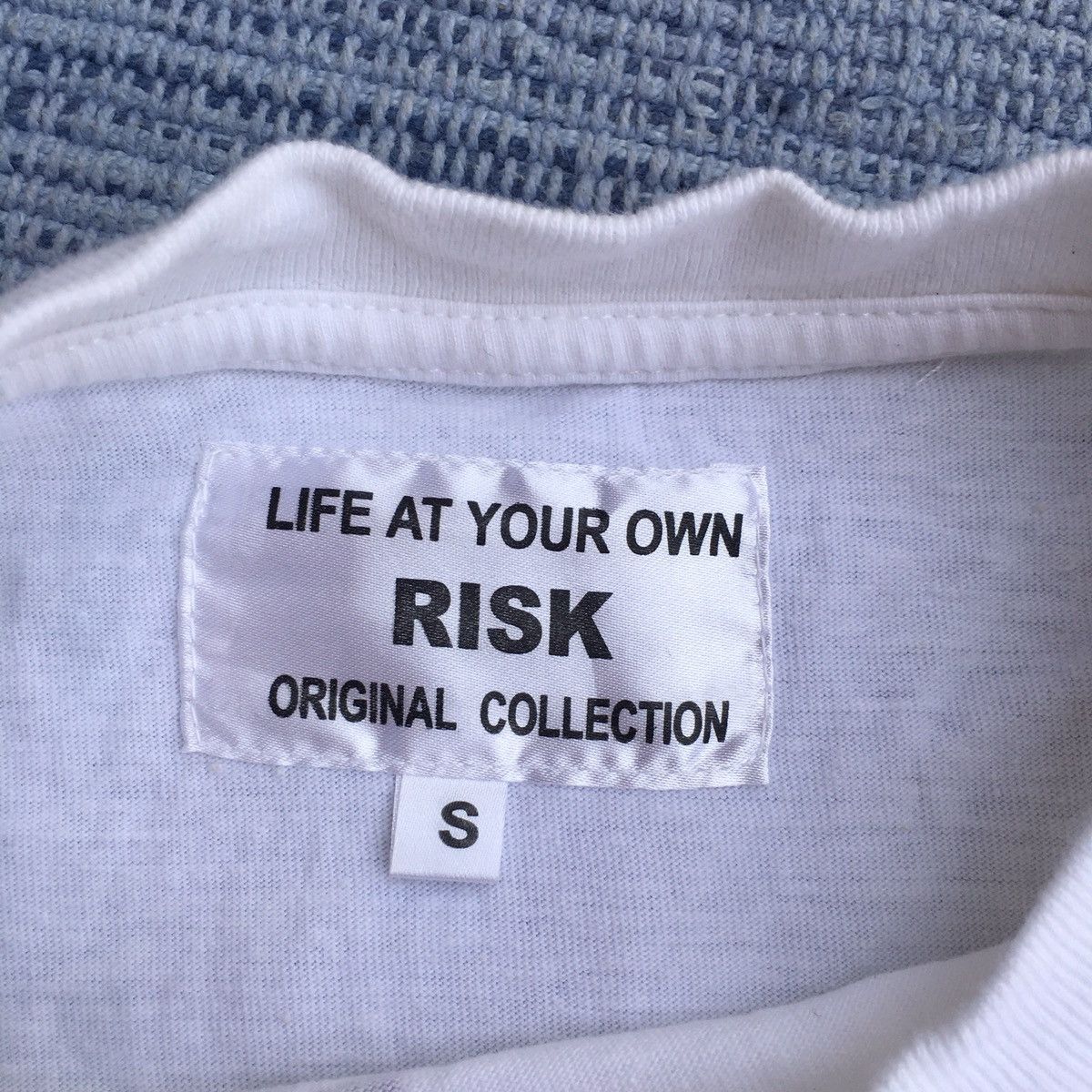 Japanese Brand “life at your own RISK” tee Size US S / EU 44-46 / 1 - 3 Thumbnail