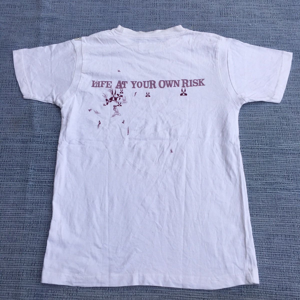 Japanese Brand “life at your own RISK” tee Size US S / EU 44-46 / 1 - 4 Thumbnail