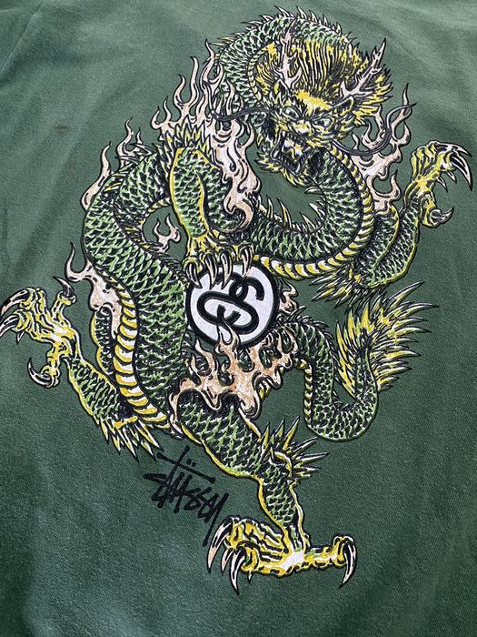 Vintage Stussy Dragon 90s | Grailed