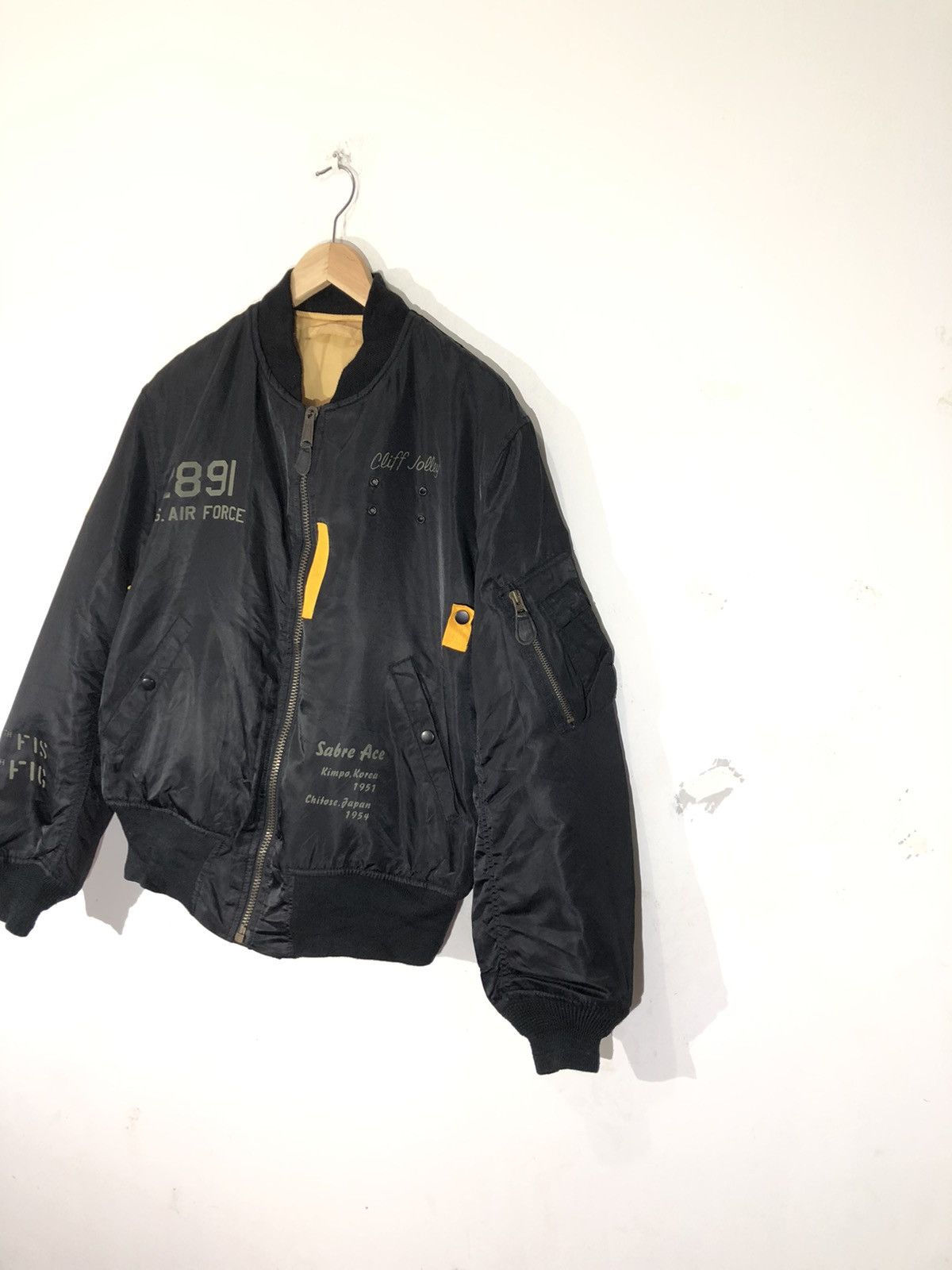 Avirex Vintage Avirex US Air Force Reversible Bomber Jacket Size US L / EU 52-54 / 3 - 4 Thumbnail