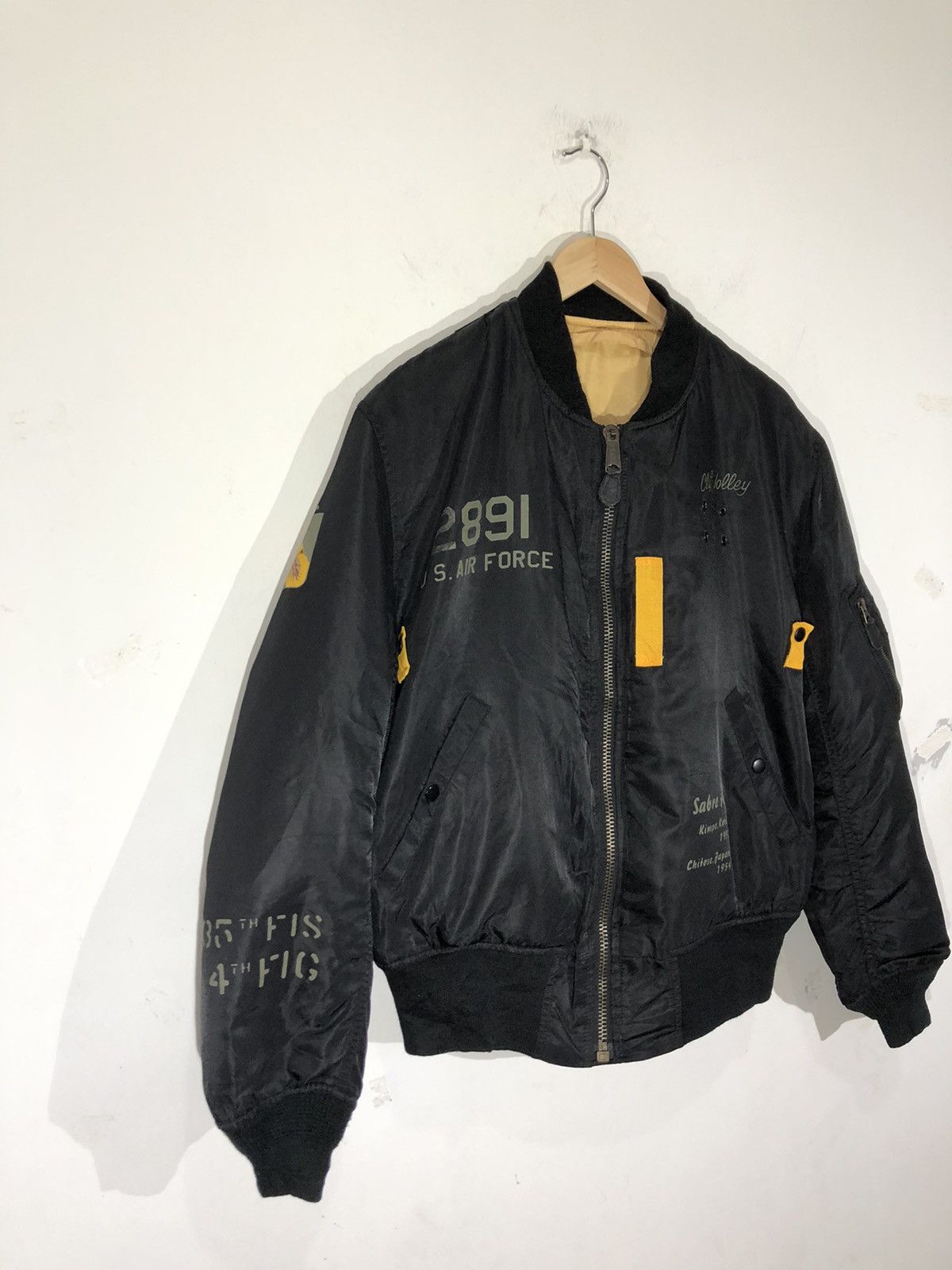 Avirex Vintage Avirex US Air Force Reversible Bomber Jacket Size US L / EU 52-54 / 3 - 5 Thumbnail