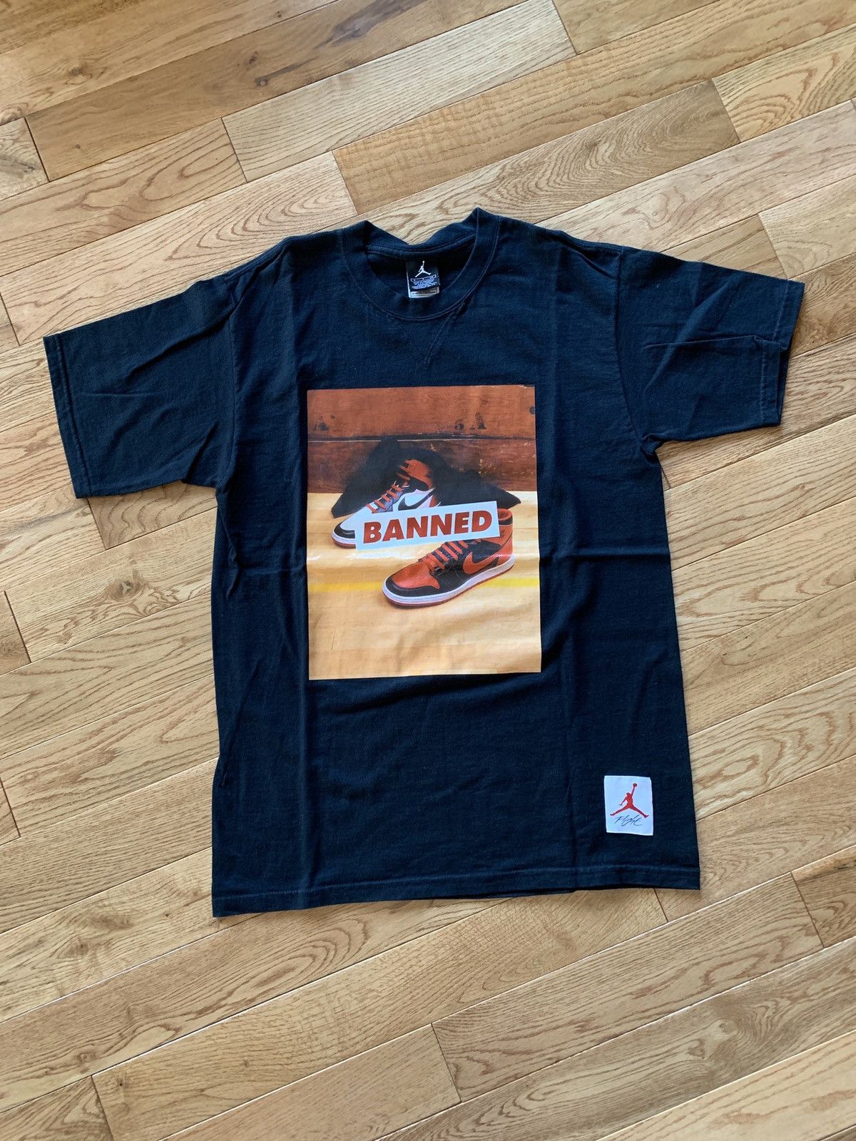 Jordan Brand Rare banned Jordan t shirt size small Size US S / EU 44-46 / 1 - 1 Thumbnail