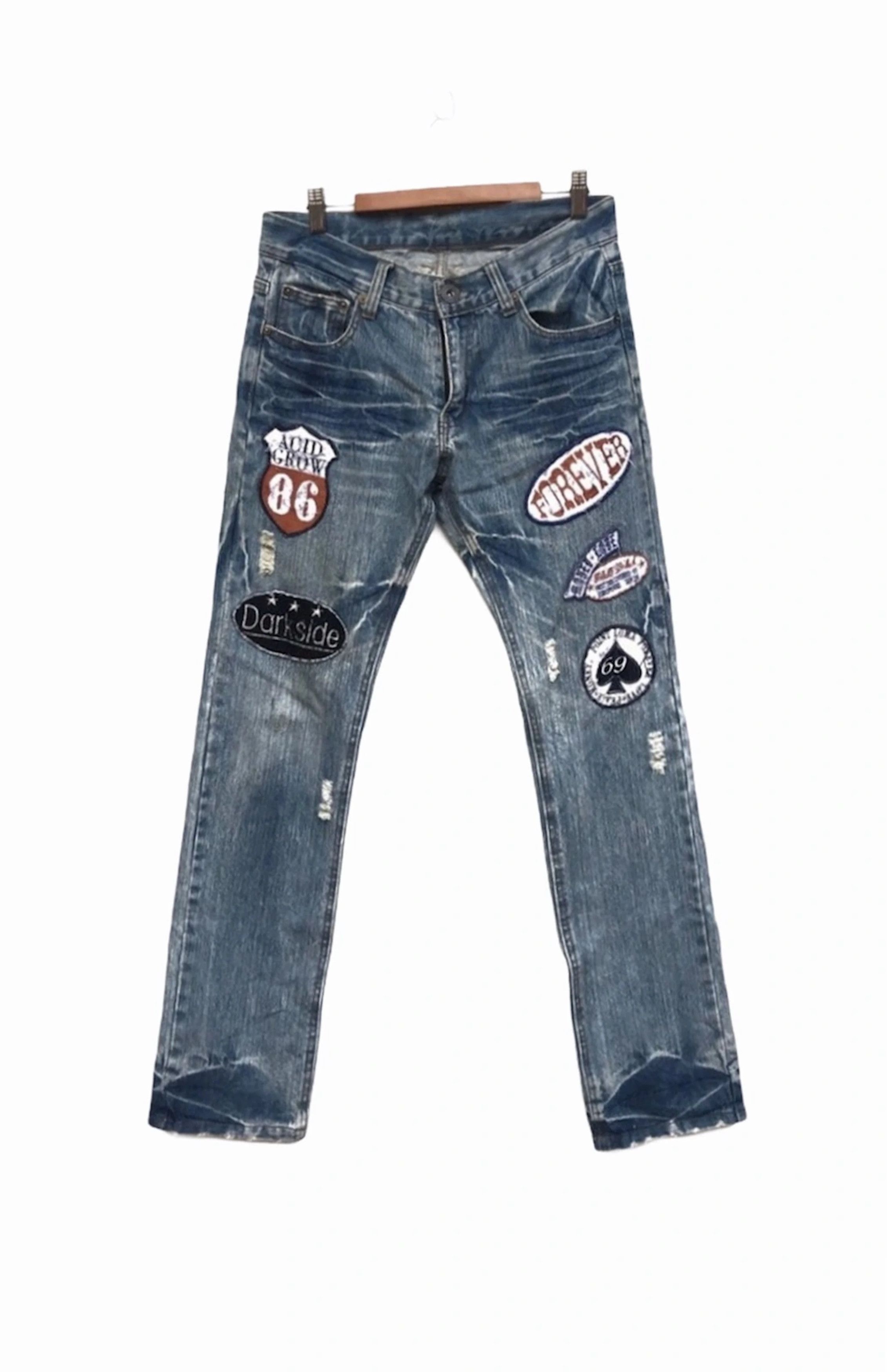 Japanese Brand Rock Skull Styles Denim Size US 30 / EU 46 - 2 Thumbnail
