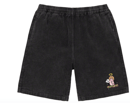 Supreme Corduroy Shorts Black 2XL AOI Angel SS22