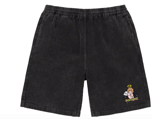 Pre-owned Supreme Corduroy Shorts Black 2xl Aoi Angel Ss22