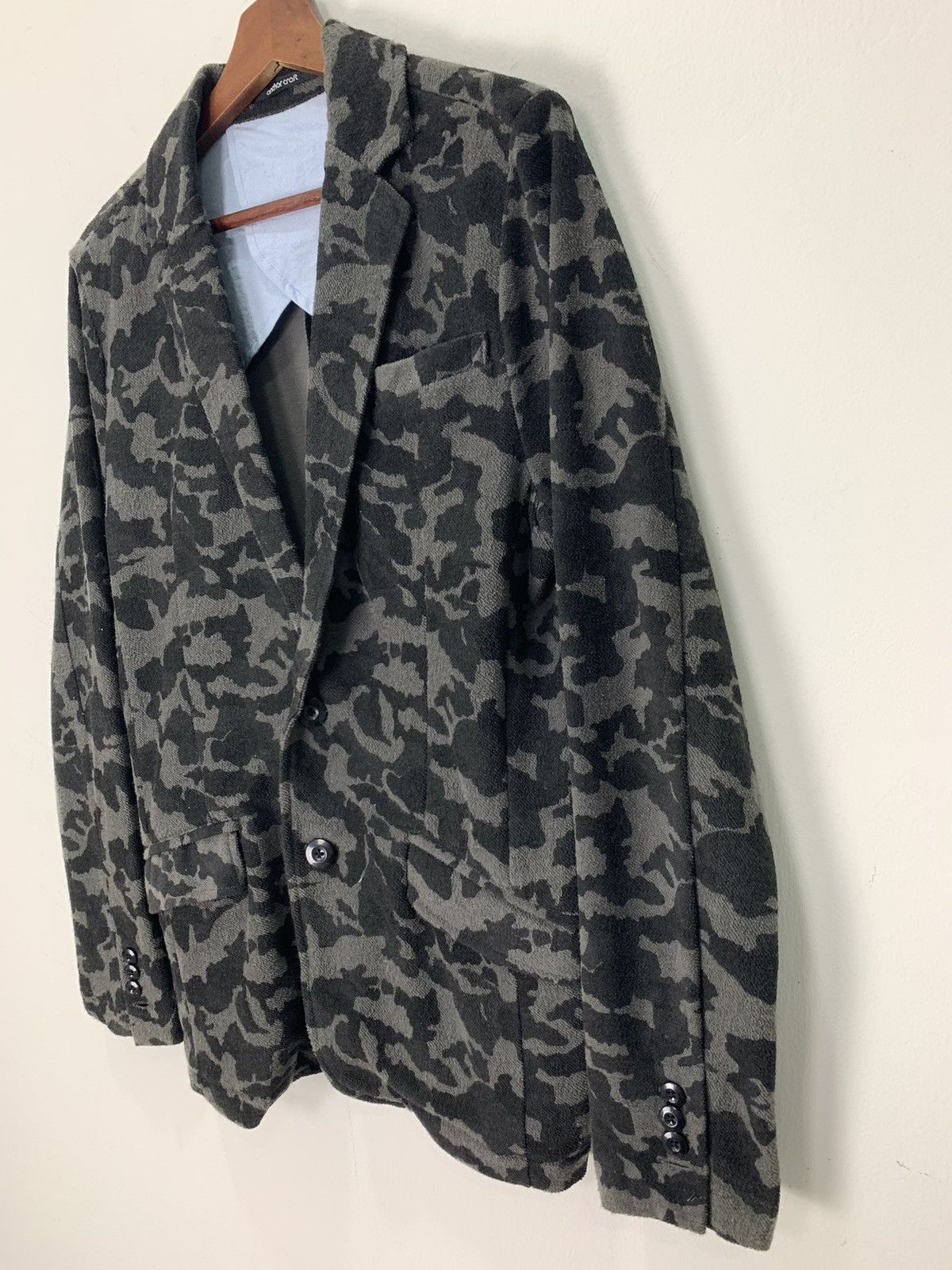 Japanese Brand ANCHORCRAFT Military Camouflage Luxury Casual Blazer Jacket Size 38R - 7 Thumbnail