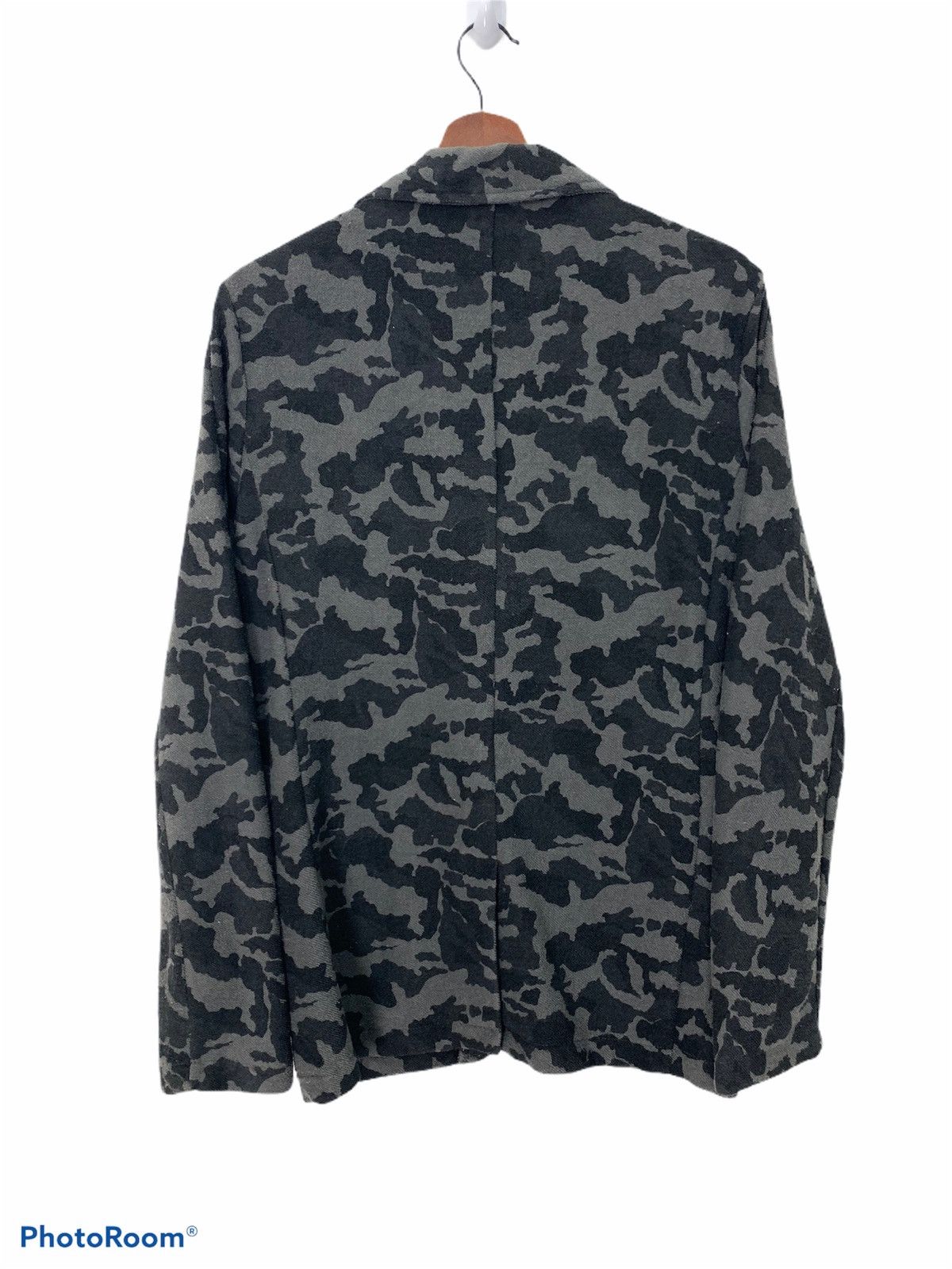 Japanese Brand ANCHORCRAFT Military Camouflage Luxury Casual Blazer Jacket Size 38R - 2 Thumbnail