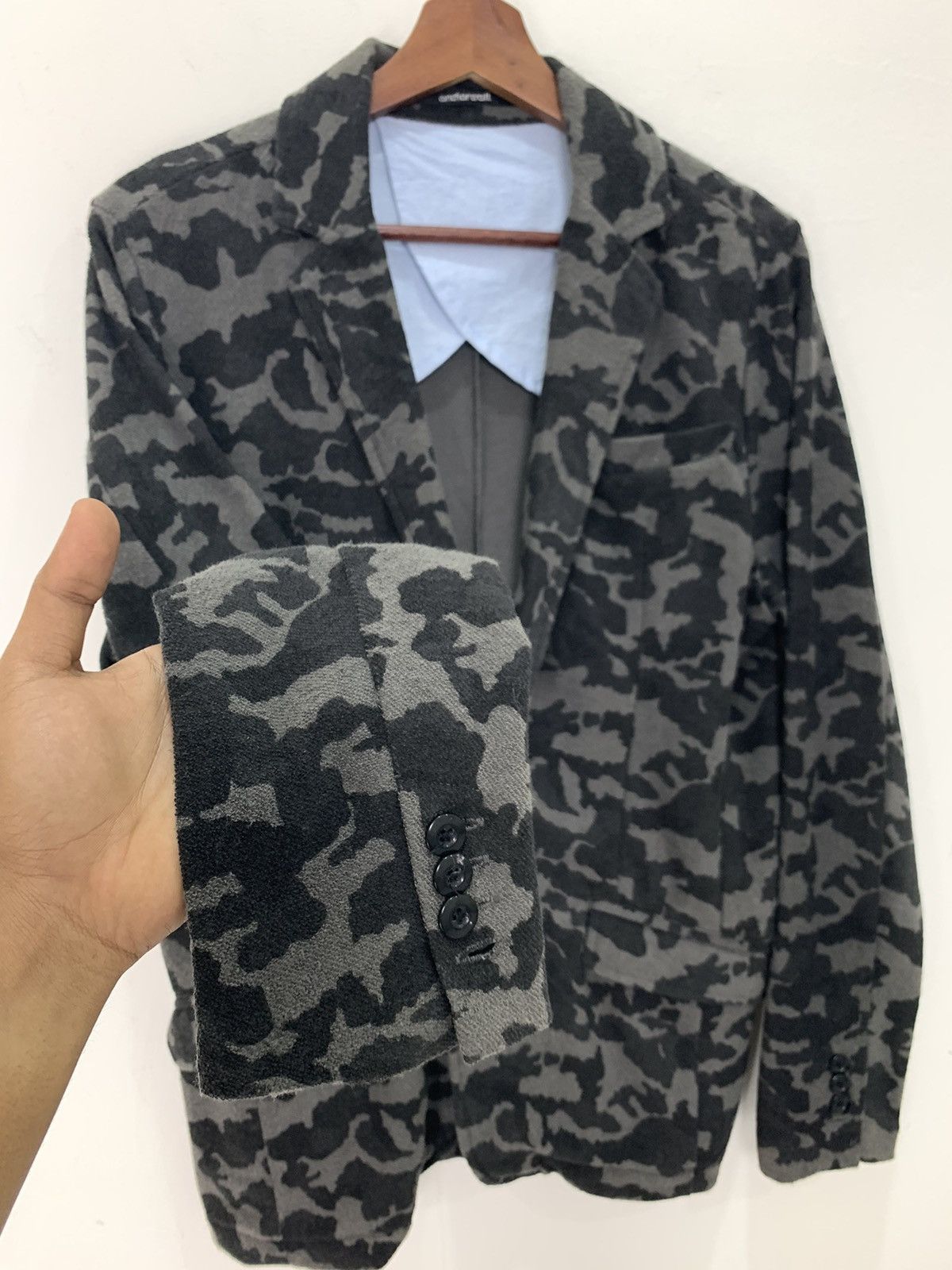 Japanese Brand ANCHORCRAFT Military Camouflage Luxury Casual Blazer Jacket Size 38R - 8 Thumbnail