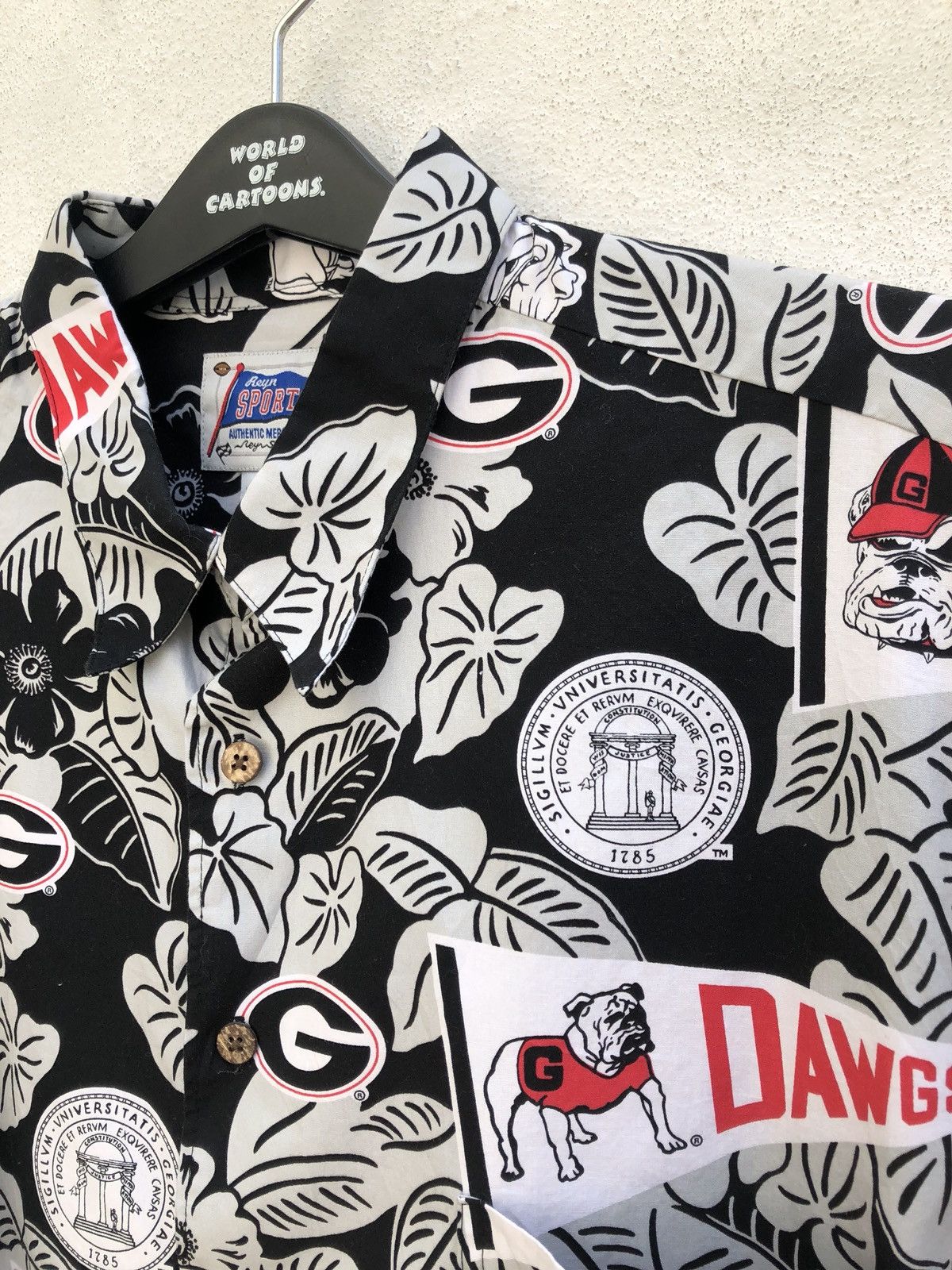 NFL Vtg Reyn Spooner X Georgia Bulldogs Hawaiian Shirt Size US XL / EU 56 / 4 - 4 Thumbnail