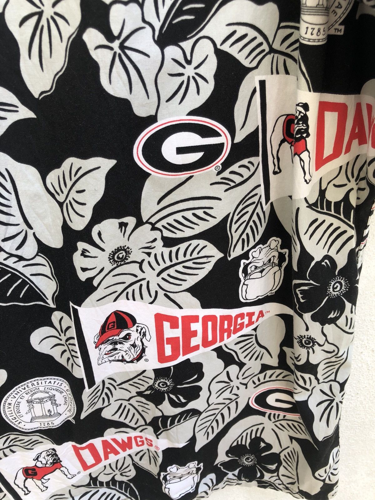 NFL Vtg Reyn Spooner X Georgia Bulldogs Hawaiian Shirt Size US XL / EU 56 / 4 - 13 Thumbnail