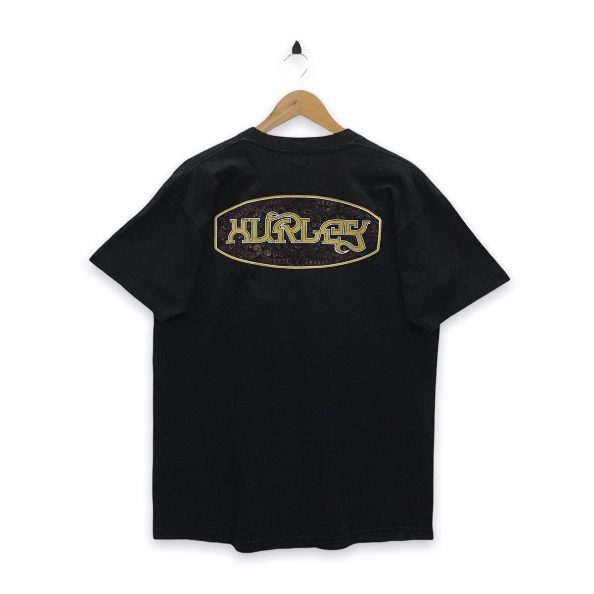 Hurley × Vintage Rare Vintage Hurley Big Logo Tshirt Size US L / EU 52-54 / 3 - 1 Thumbnail