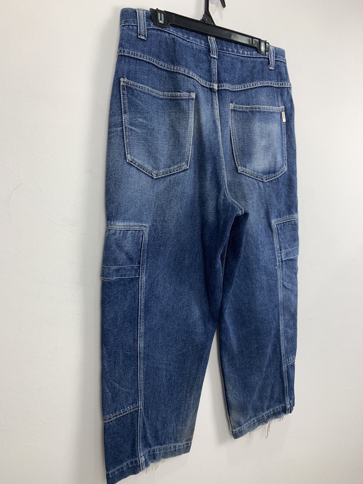Japanese Brand × Karl Kani KARL KANI 80s Stonewash Deep Cargo 7Pocket Hiphop Thug Jean Size US 32 / EU 48 - 14 Thumbnail
