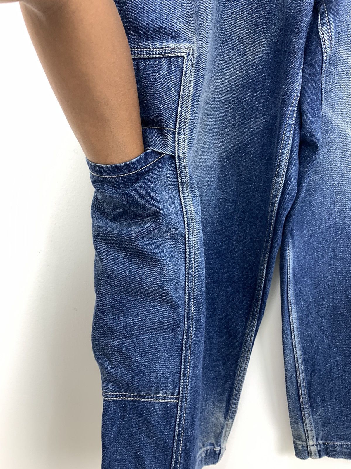 Japanese Brand × Karl Kani KARL KANI 80s Stonewash Deep Cargo 7Pocket Hiphop Thug Jean Size US 32 / EU 48 - 11 Thumbnail