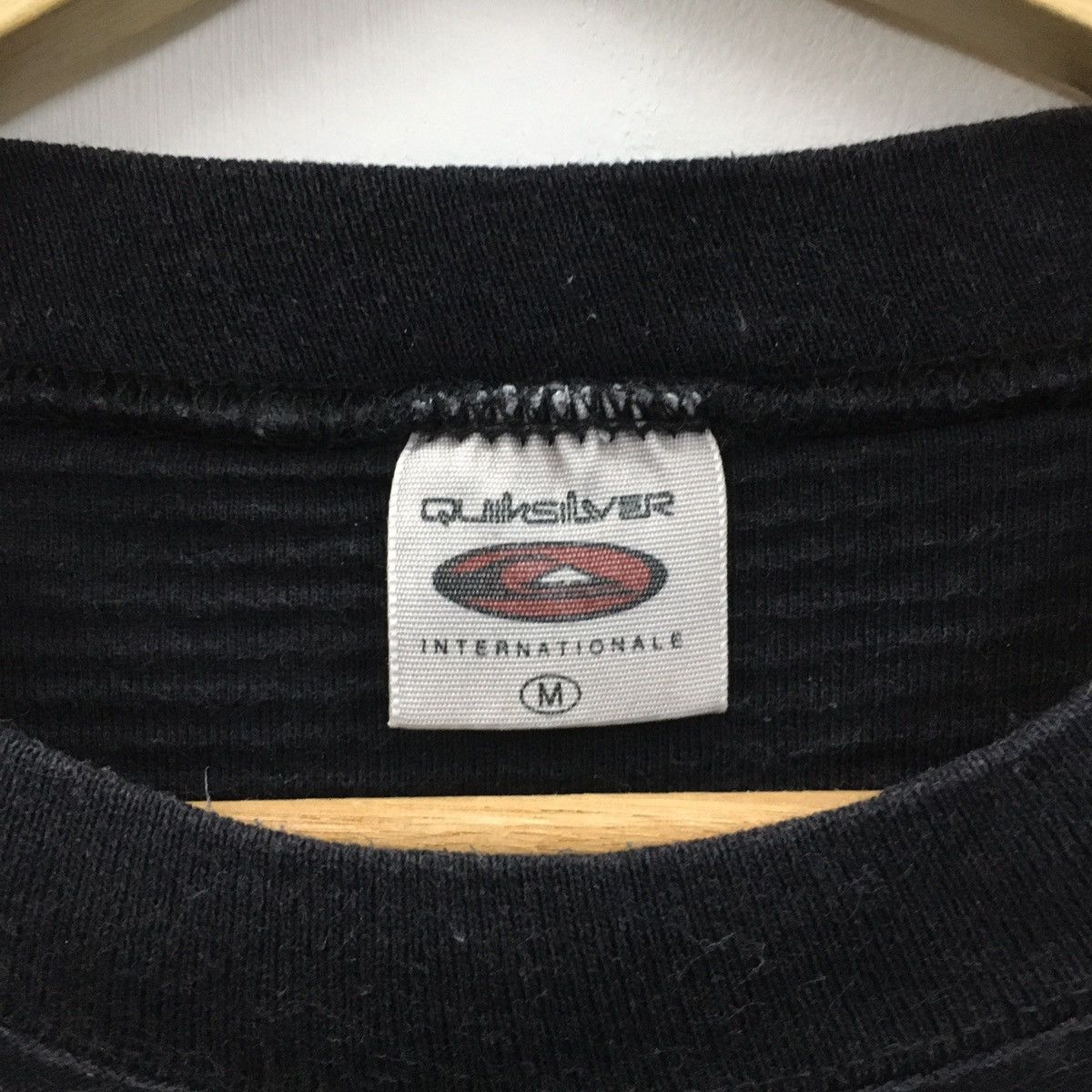 Quiksilver × Vintage Rare Vintage Quiksilver Small Logo Embroidery Stripe Tshirt Size US M / EU 48-50 / 2 - 2 Thumbnail