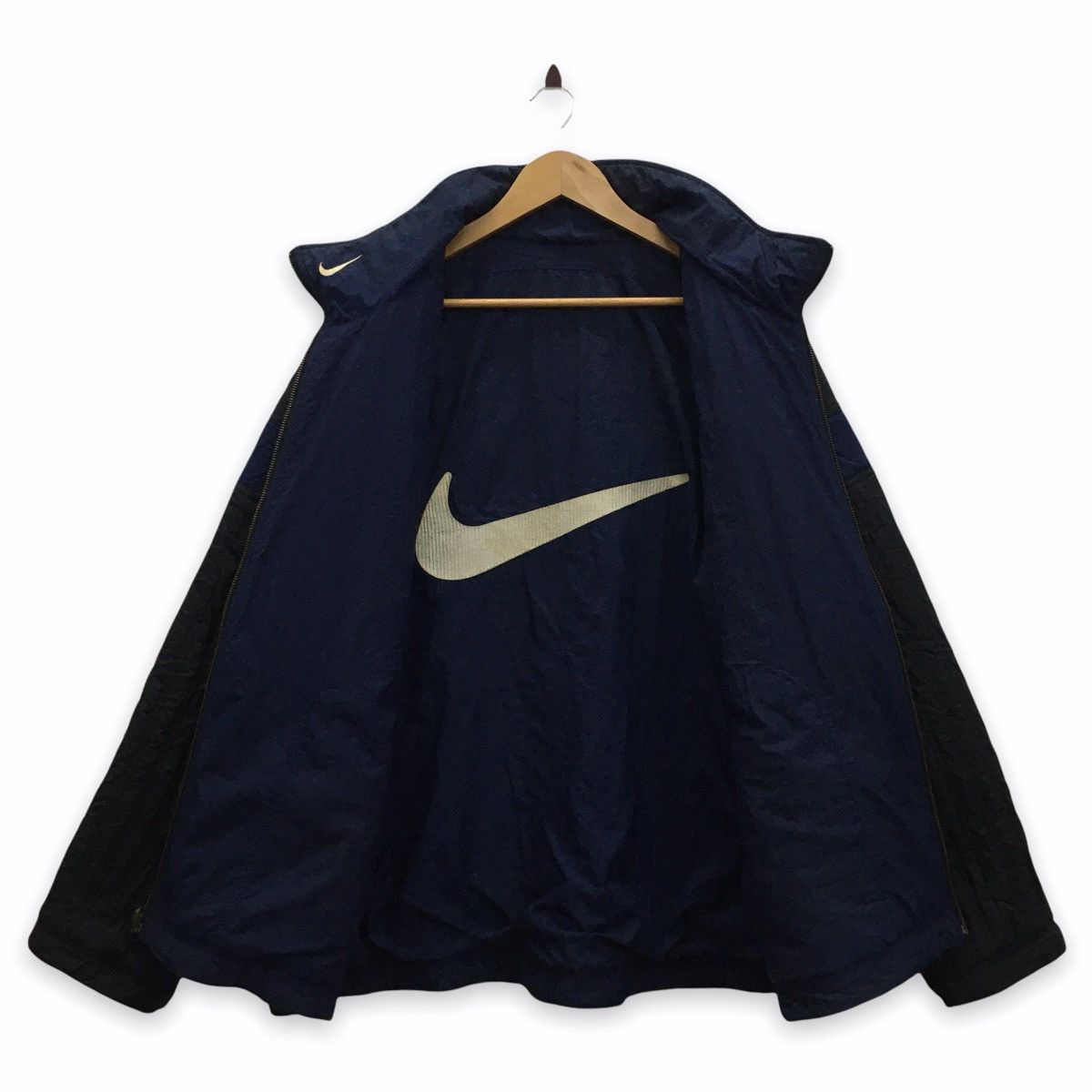 ウェア Vintage Nike Big Logo Reversible Jacket VINTAGE 90s NIKE BIG SWOOSH REVERSIBLE INSULATED JACKET