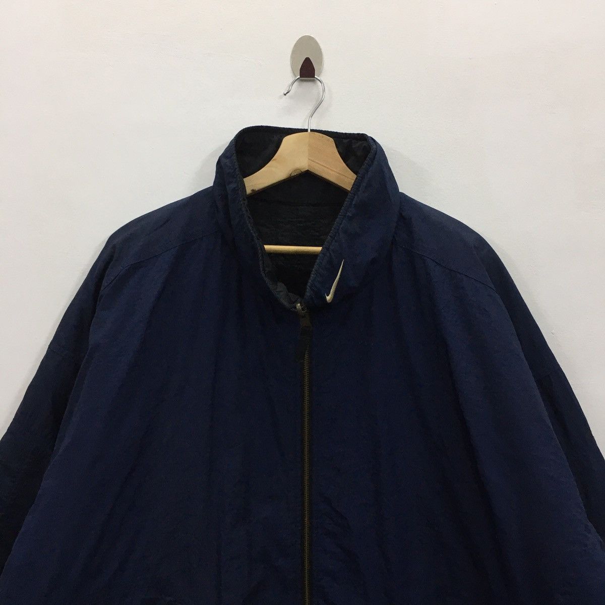 Nike × Vintage Vintage Nike Big Logo Embroidery Reversible Jacket Size US XL / EU 56 / 4 - 8 Thumbnail