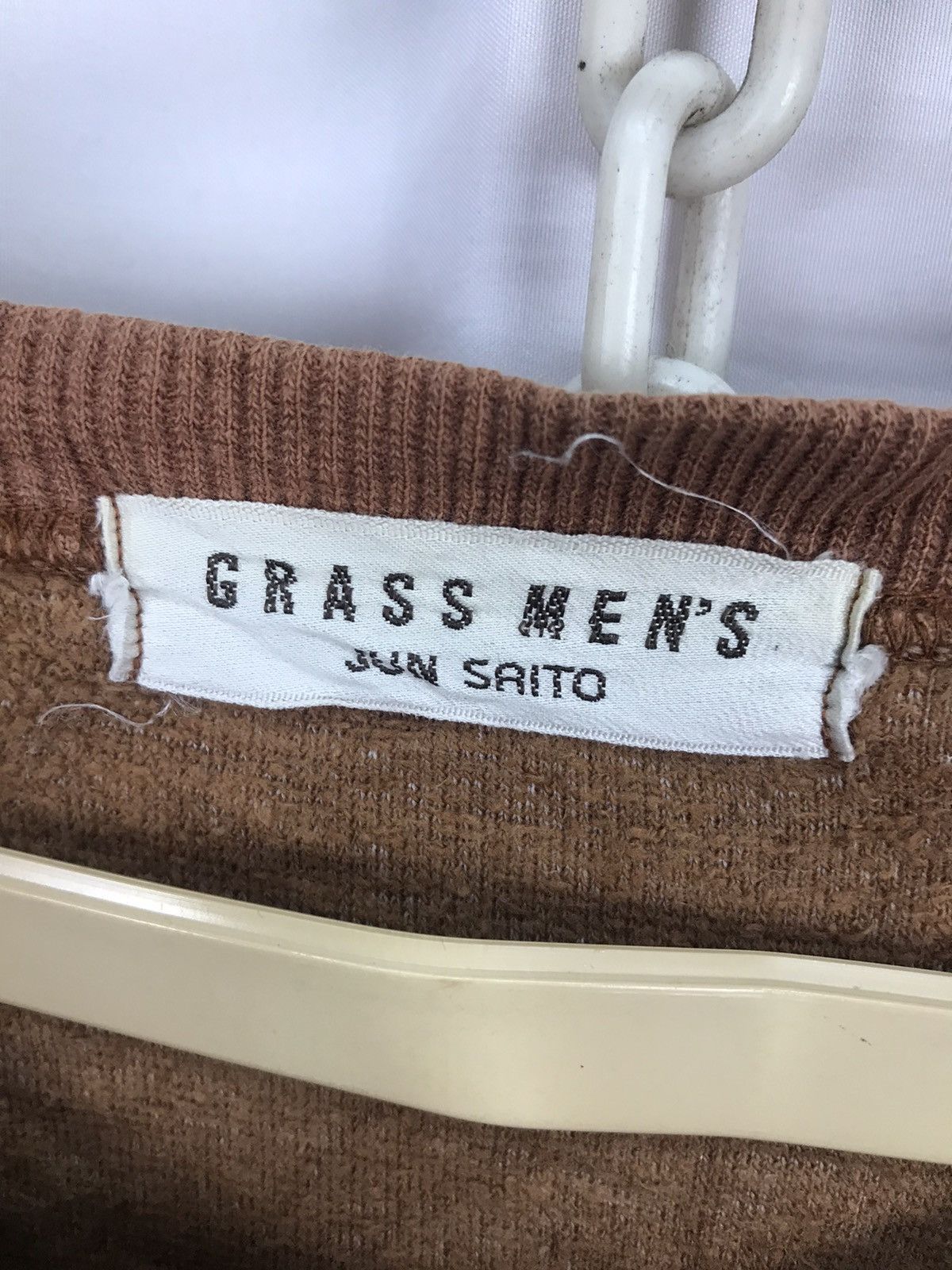 Japanese Brand × Vintage Vintage grass men’s spellout sweatshirt by jun saito Size US M / EU 48-50 / 2 - 3 Thumbnail