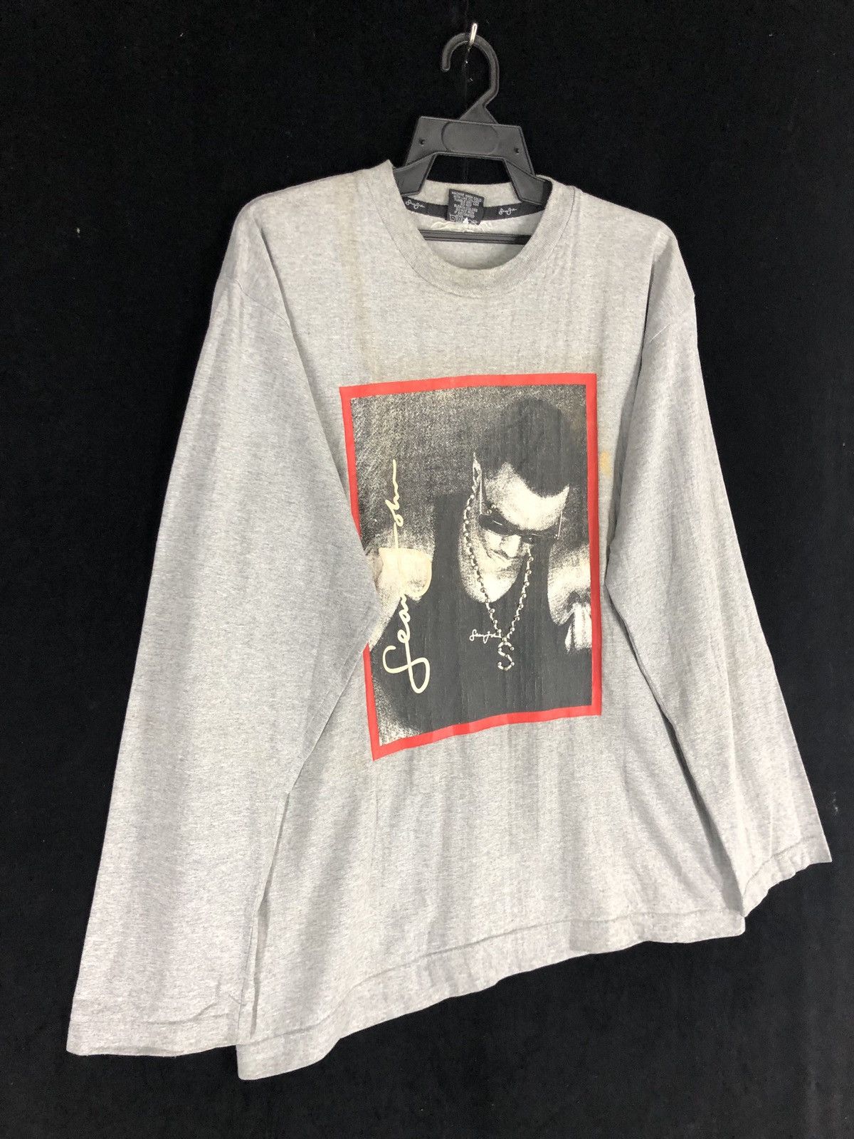 Rap Tees SEAN JOHN Hip hop T Shirt Logo Long Sleeve Shirt cw21 Size US L / EU 52-54 / 3 - 2 Thumbnail