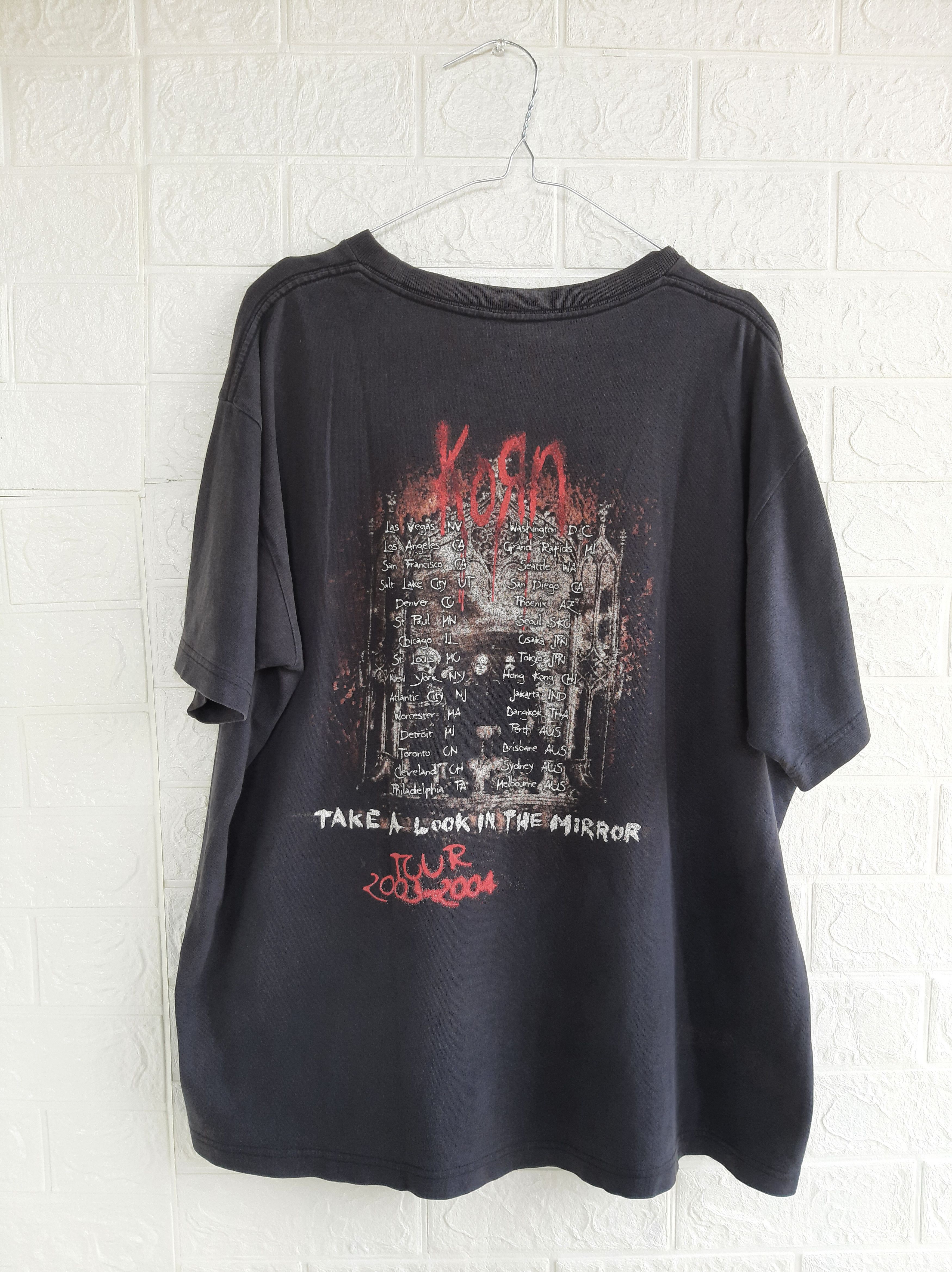 Band Tees × Vintage Vintage Rare Band Nu Metal Korn Tour 2003-2004 T shirt Size US L / EU 52-54 / 3 - 8 Thumbnail