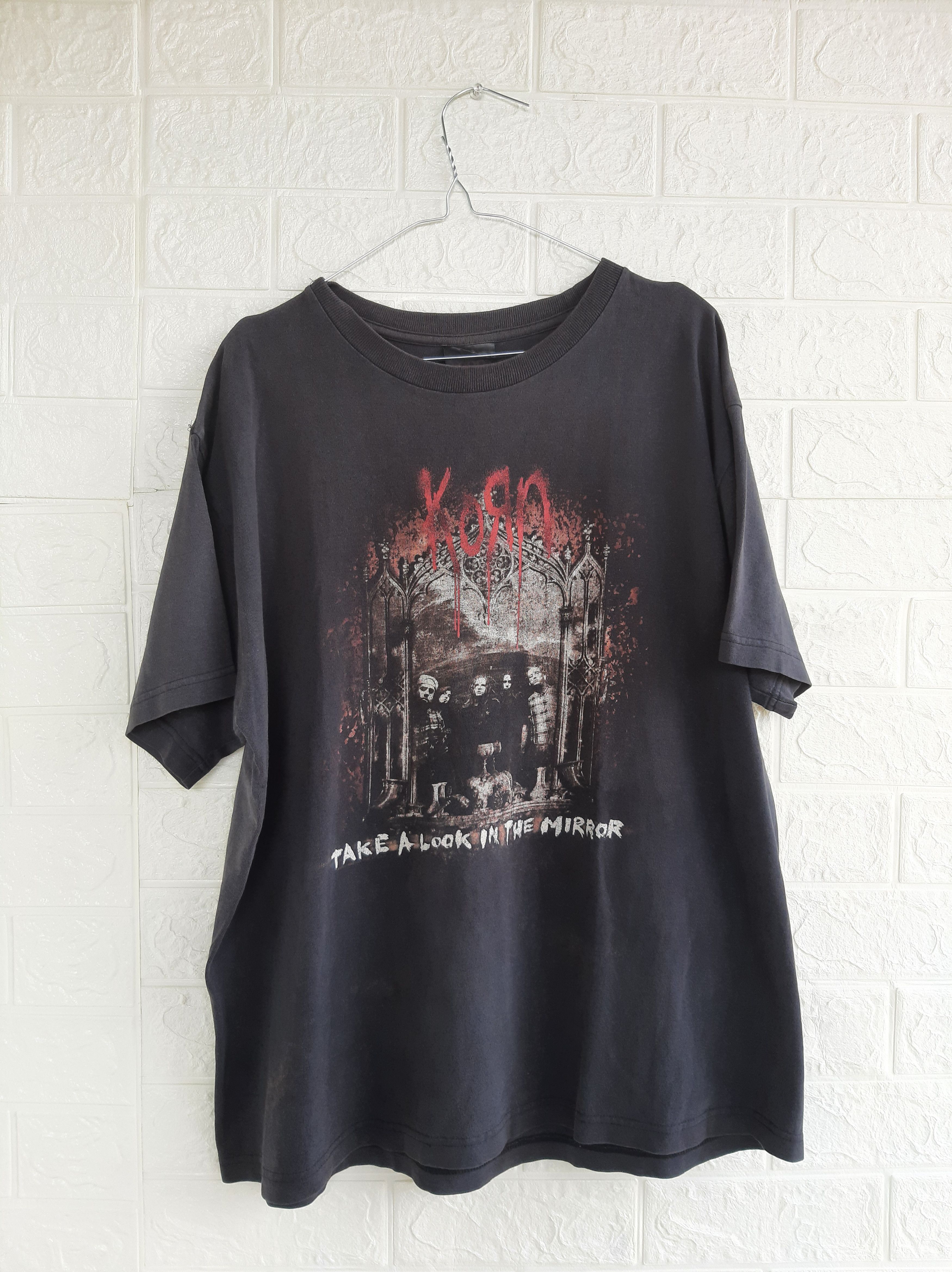 Band Tees × Vintage Vintage Rare Band Nu Metal Korn Tour 2003-2004 T shirt Size US L / EU 52-54 / 3 - 1 Thumbnail
