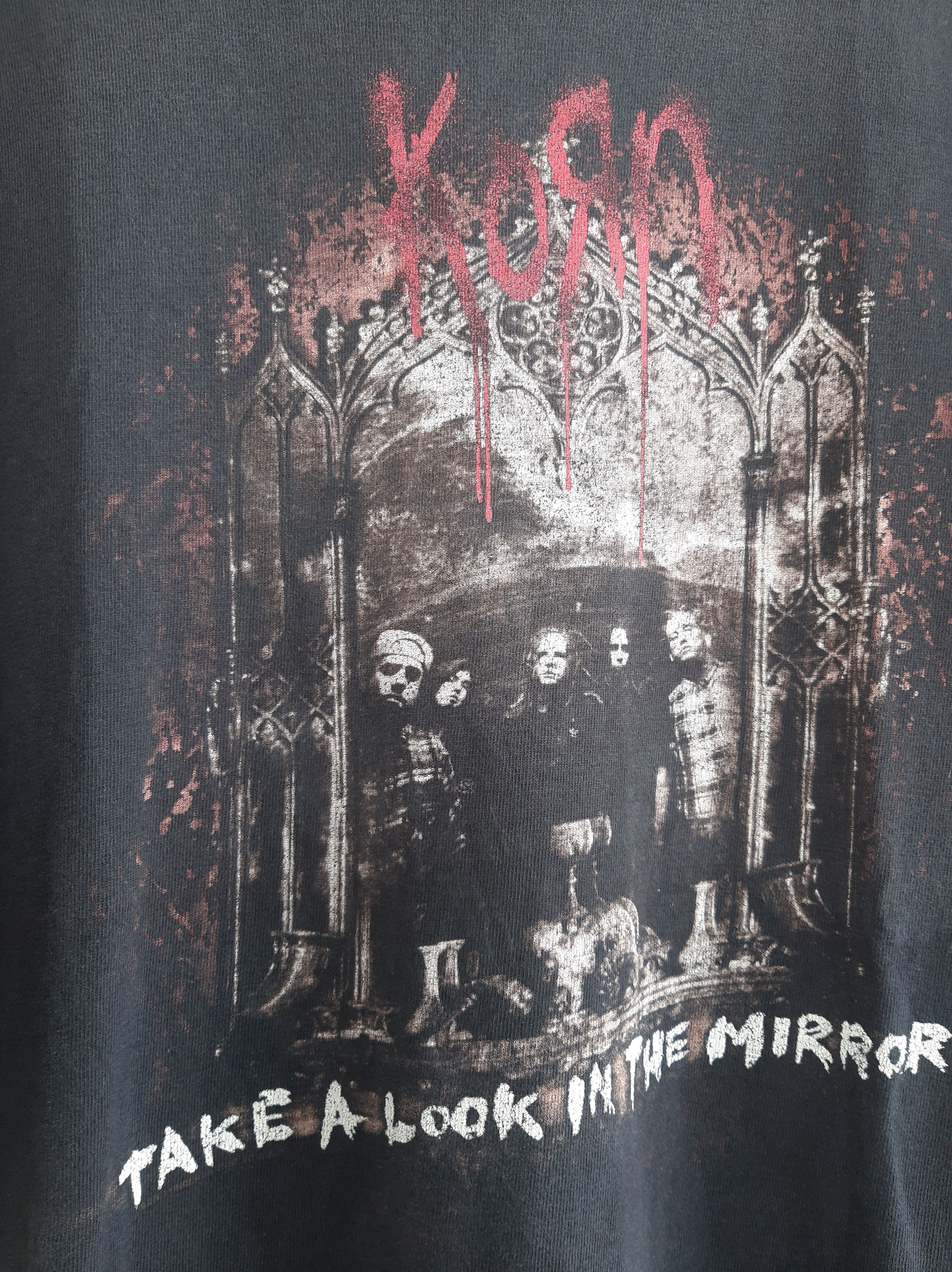 Band Tees × Vintage Vintage Rare Band Nu Metal Korn Tour 2003-2004 T shirt Size US L / EU 52-54 / 3 - 3 Thumbnail