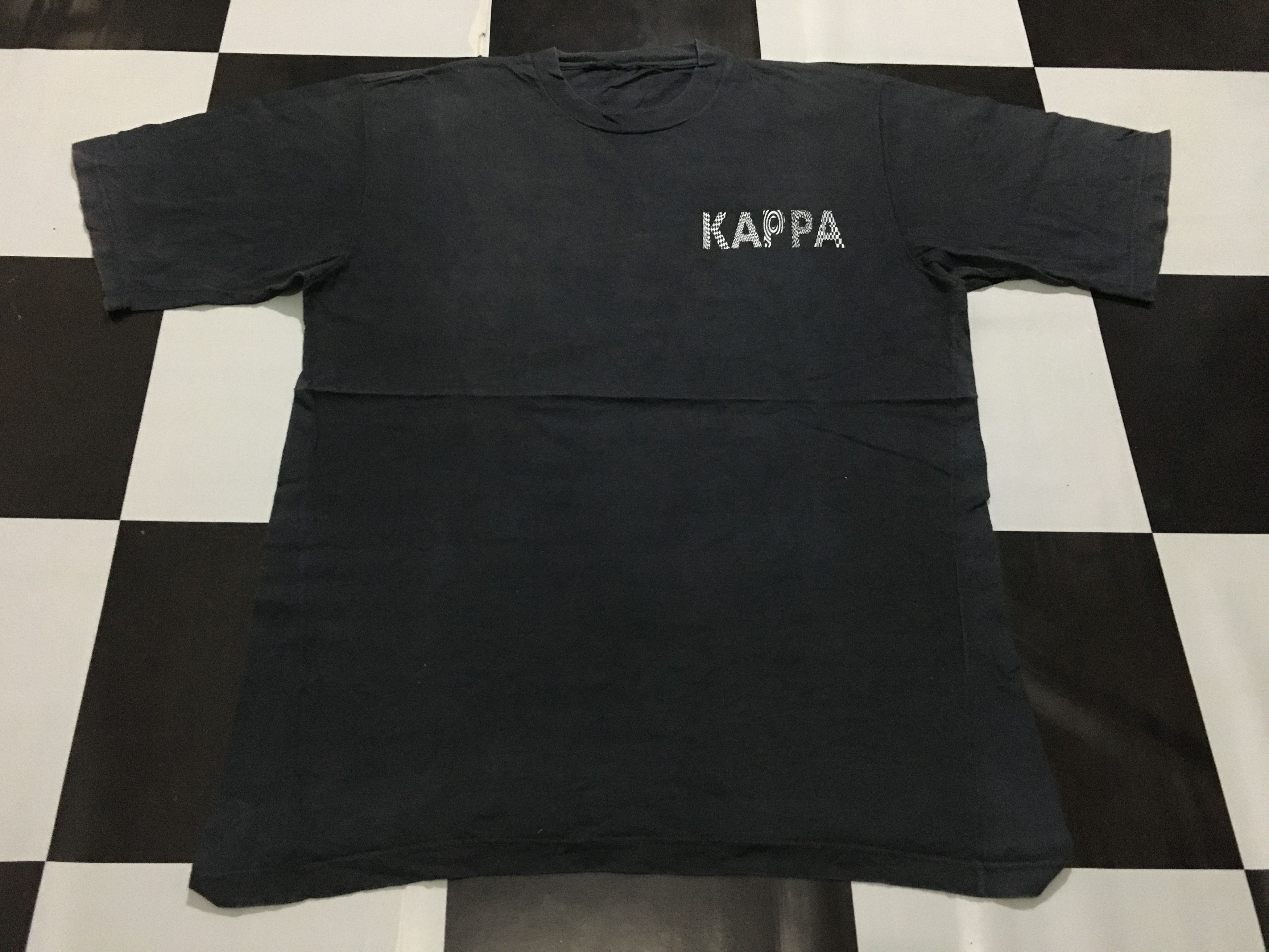 Band Tees × Vintage Vintage Jazz by Kappa shirt Blue Velvet Single stitch Size US L / EU 52-54 / 3 - 4 Thumbnail